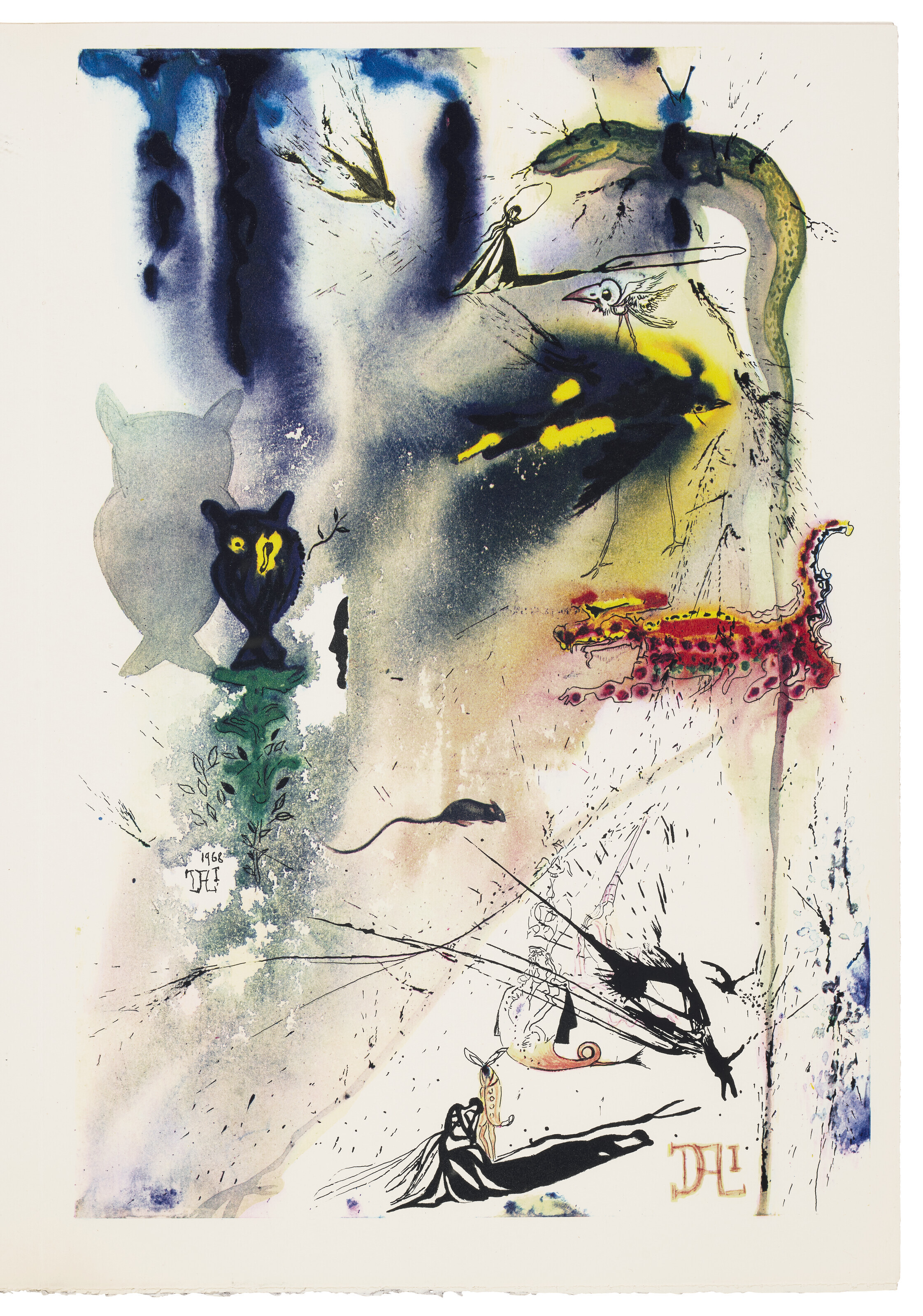 Salvador Dalí — Приключения Алисы в Стране чудес, изображение 4