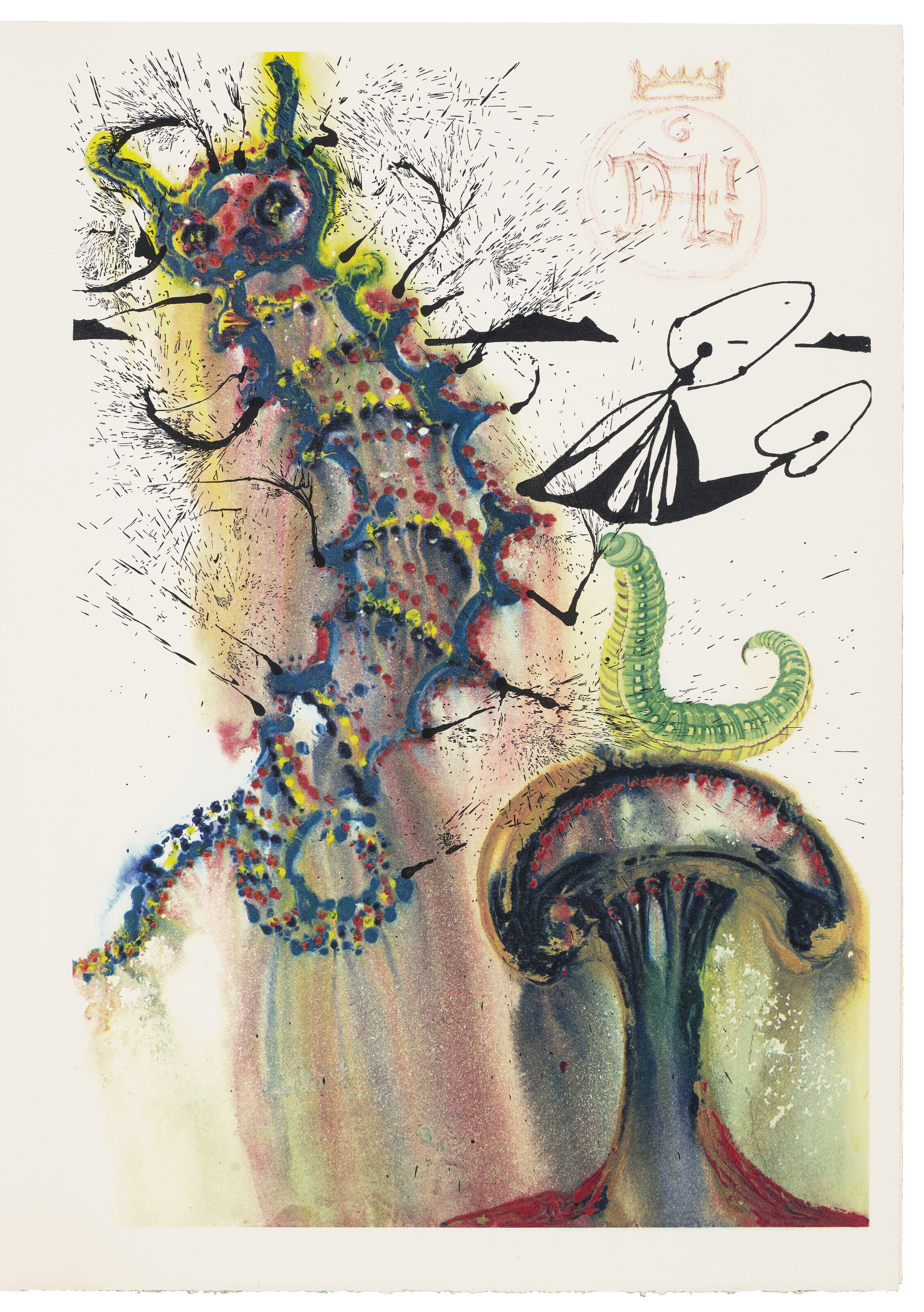 Salvador Dalí — Приключения Алисы в Стране чудес, изображение 6