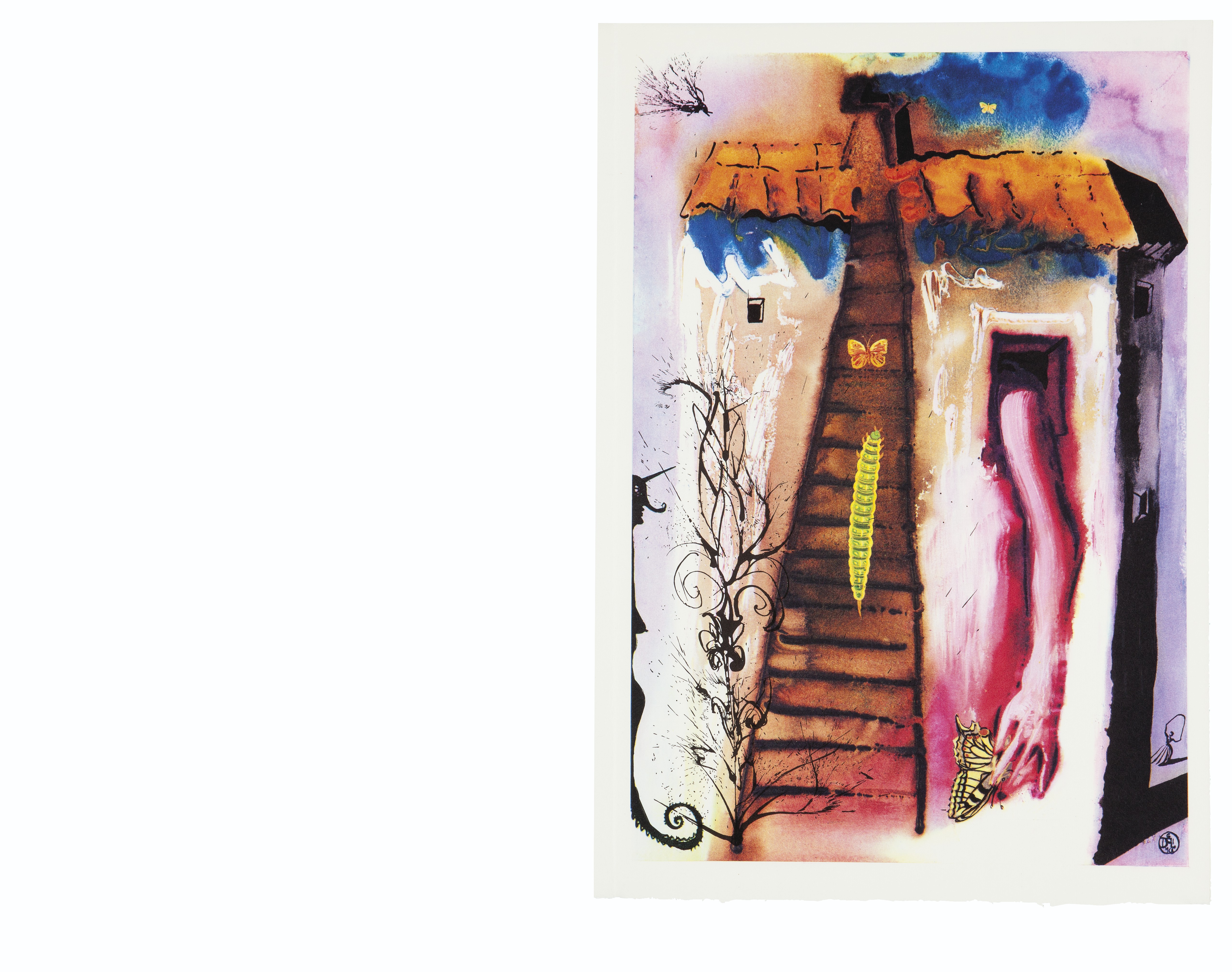Salvador Dalí — Льюис Кэрролл, "Приключения Алисы в стране чудес", издательство "Меценат Пресс", Рэндом Хаус, Нью-Йорк, 1969, изображение 5