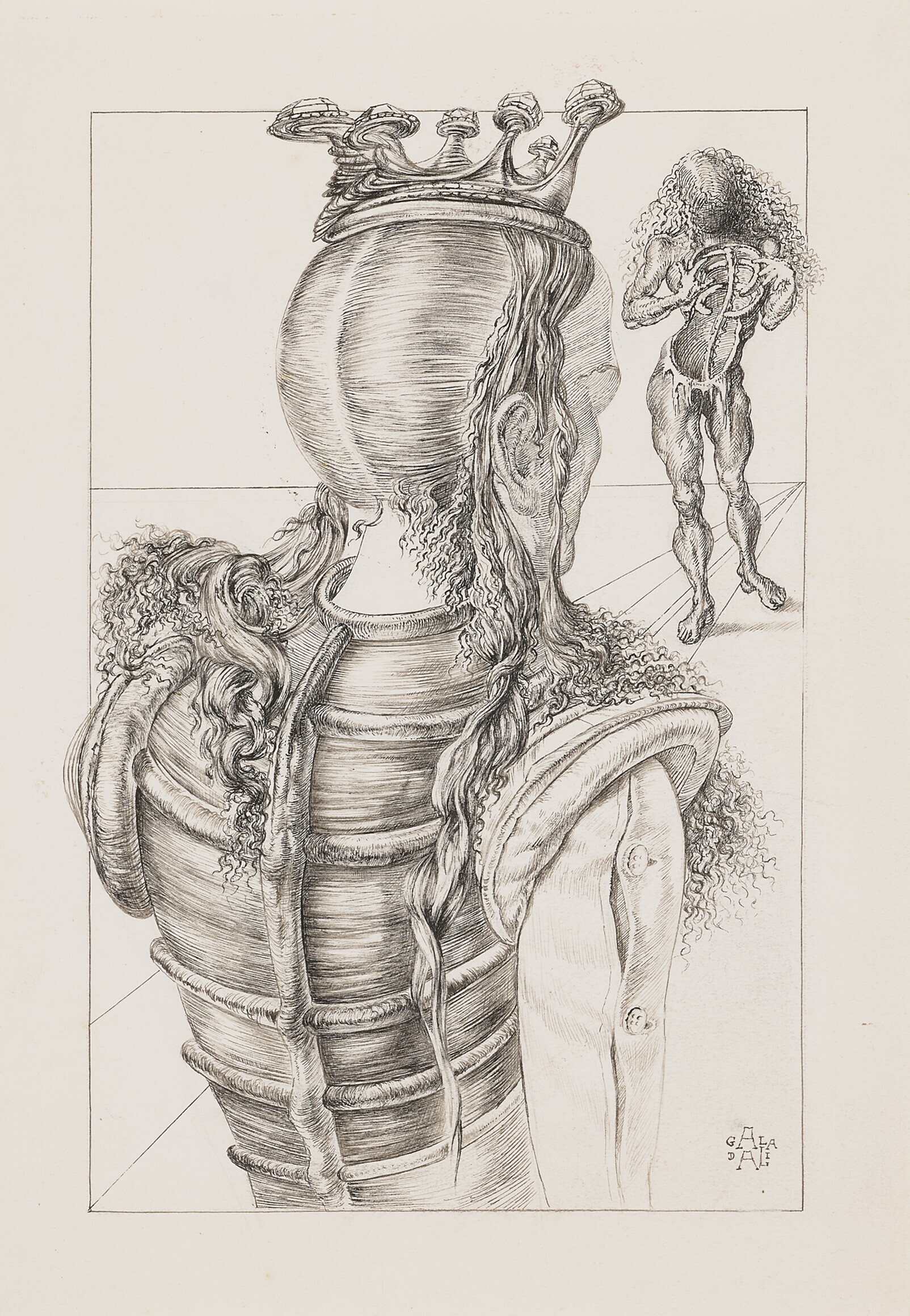 Salvador Dalí — Портрет Макбета во время воспроизведения, акт V, сцена III