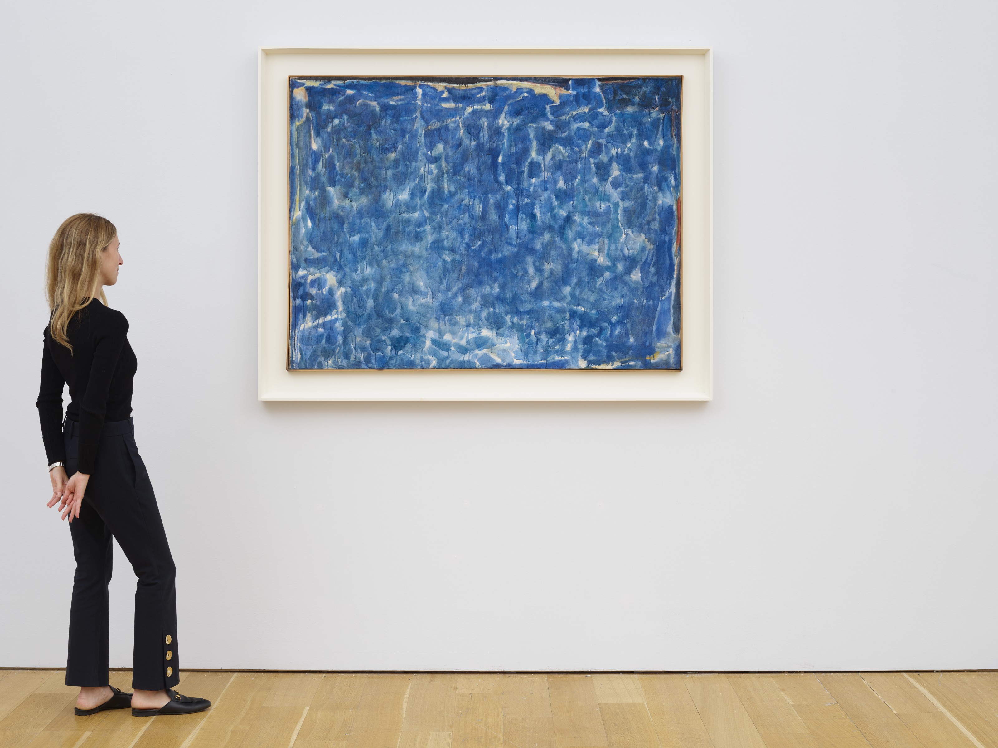 Sam Francis — Синяя композиция, изображение 3
