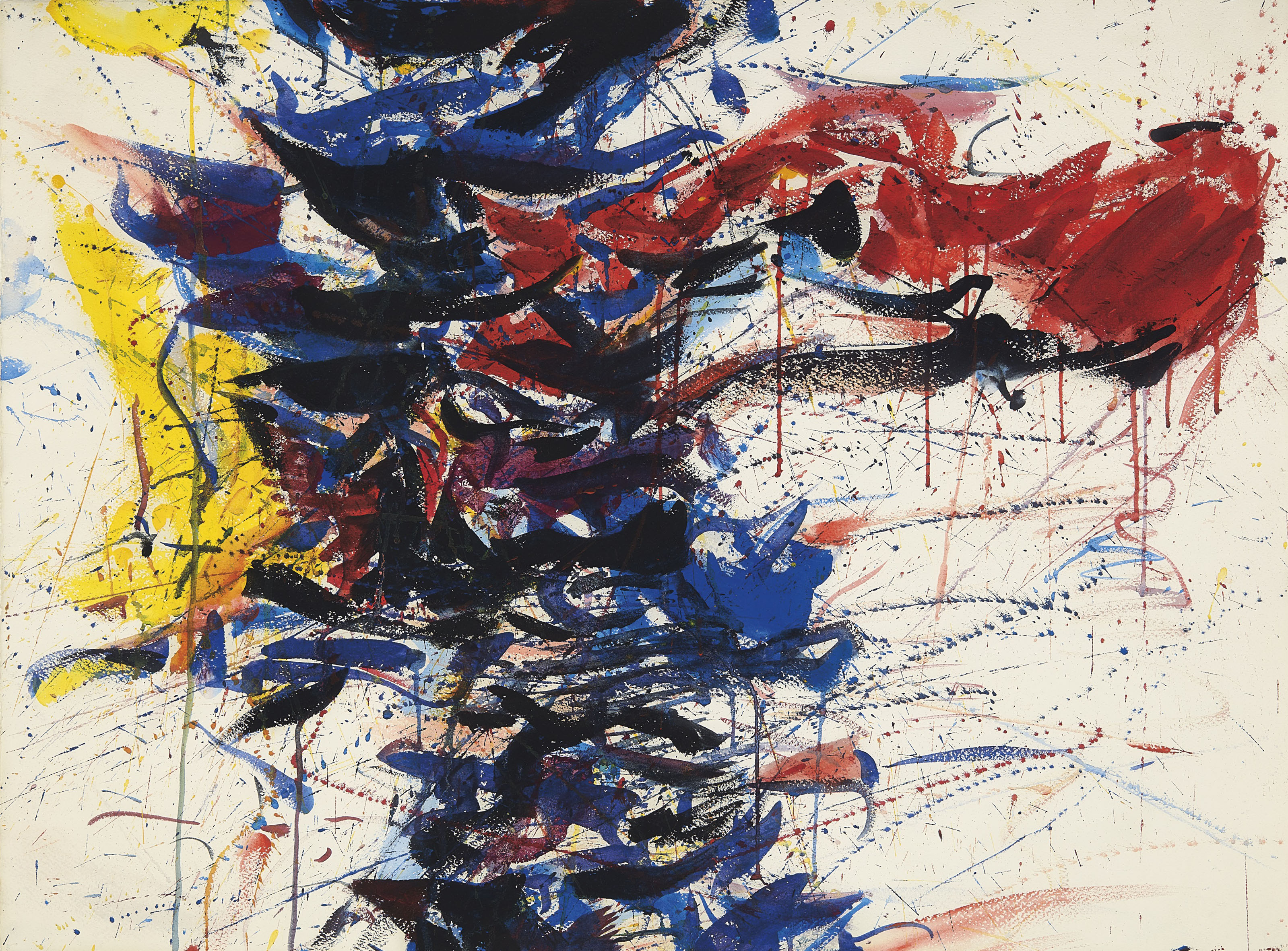 Sam Francis — Этюд для Моби Дика, номер два