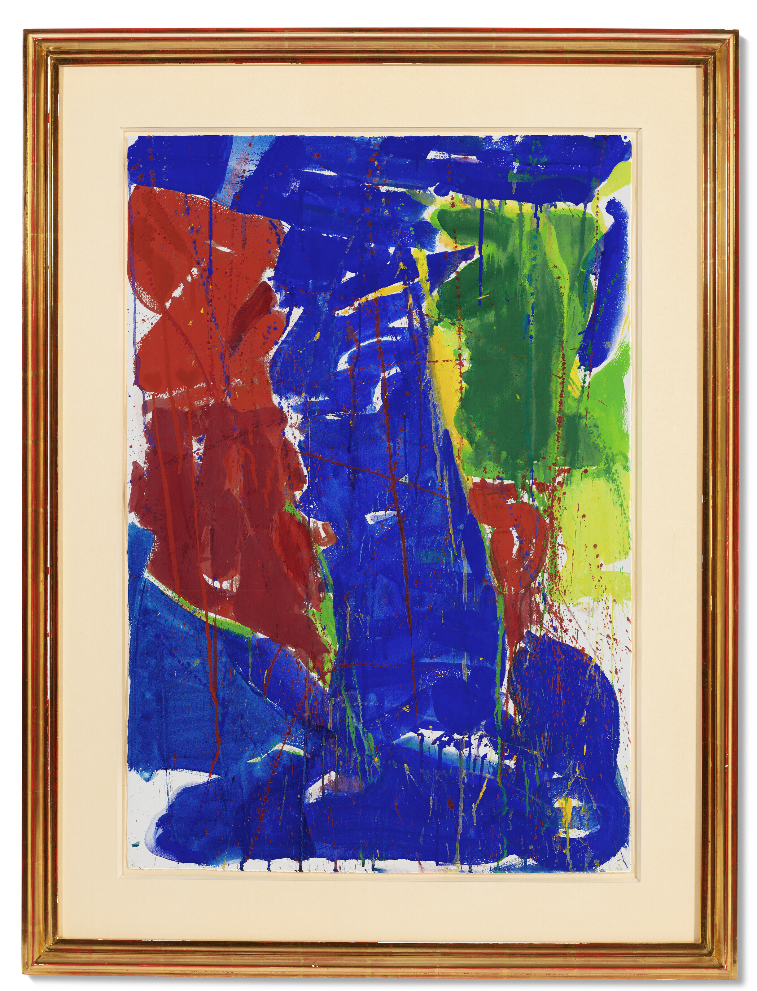 Sam Francis — Синий между Красным и зеленым, изображение 2
