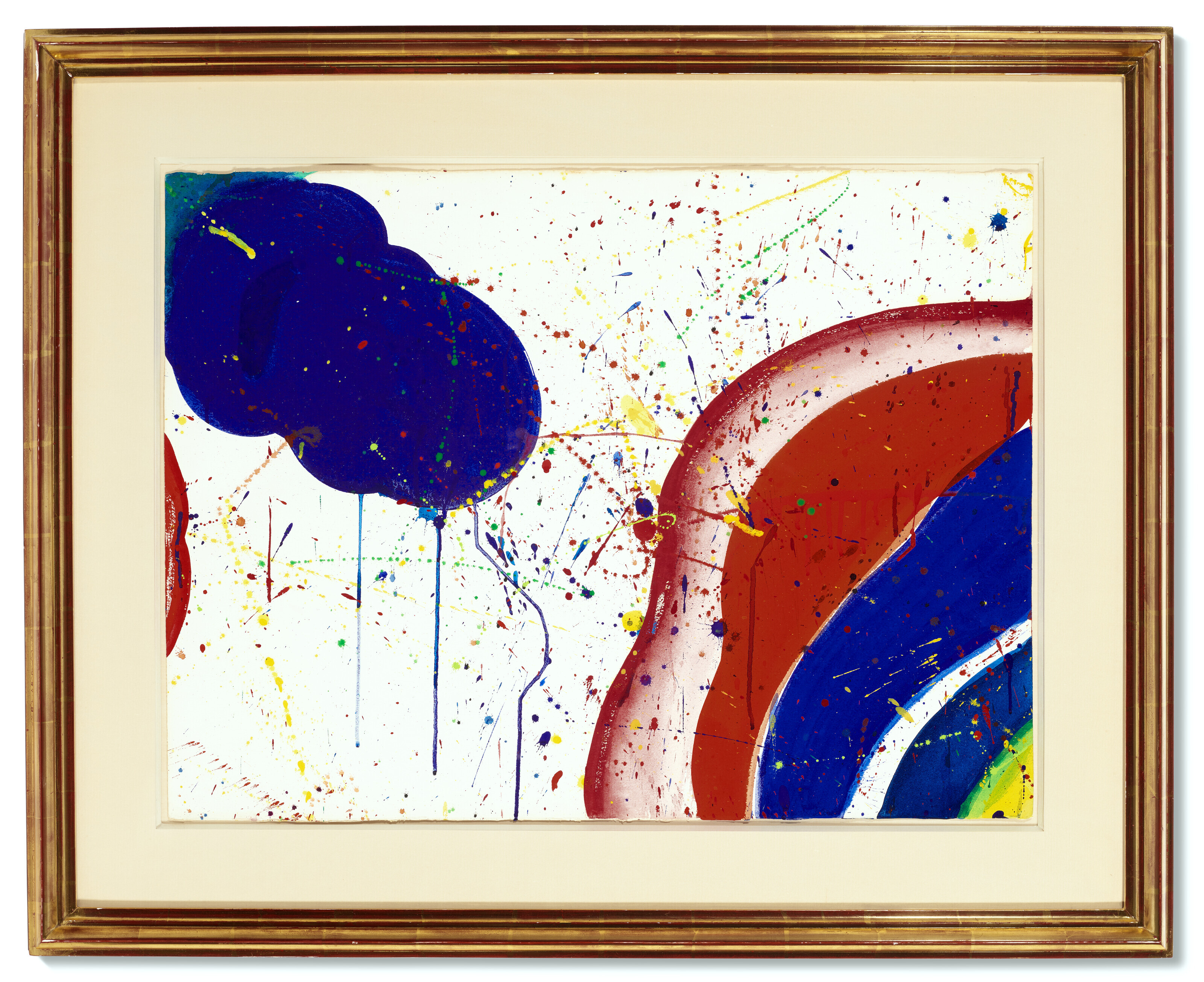Sam Francis — Радуга (сине-красная), изображение 2