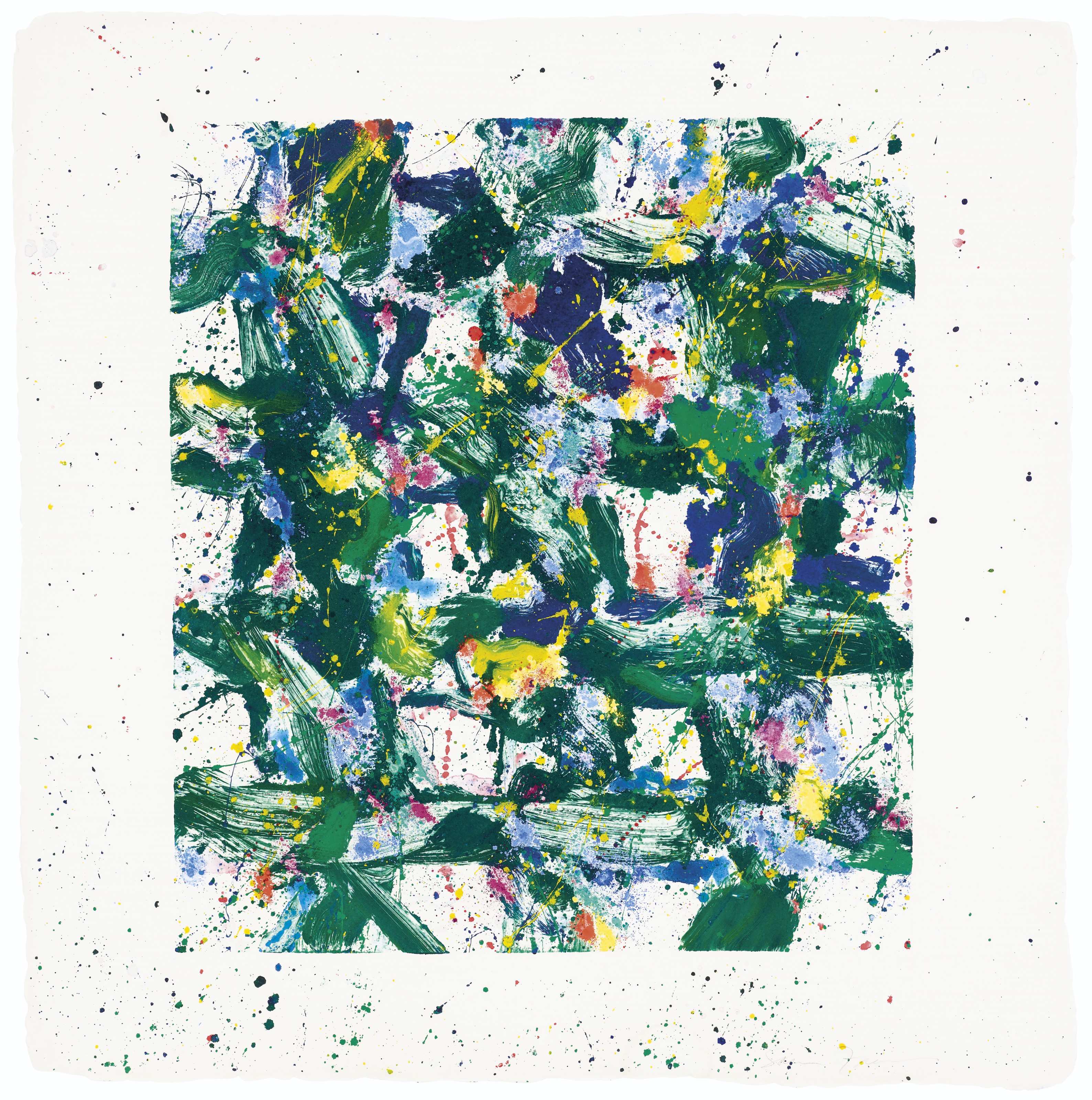 Sam Francis — Без названия (SFM 77-040)