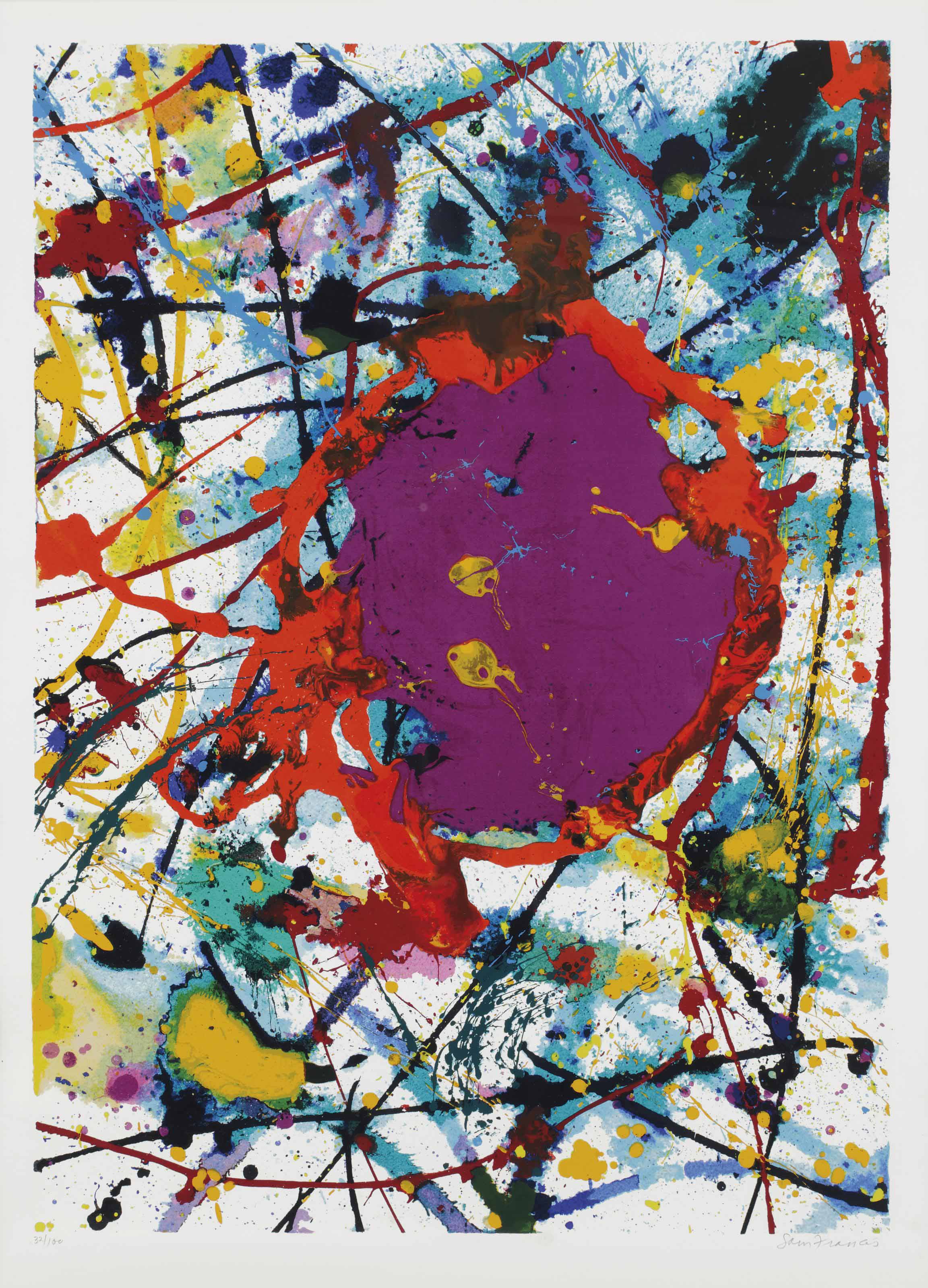 Sam Francis — Композиция