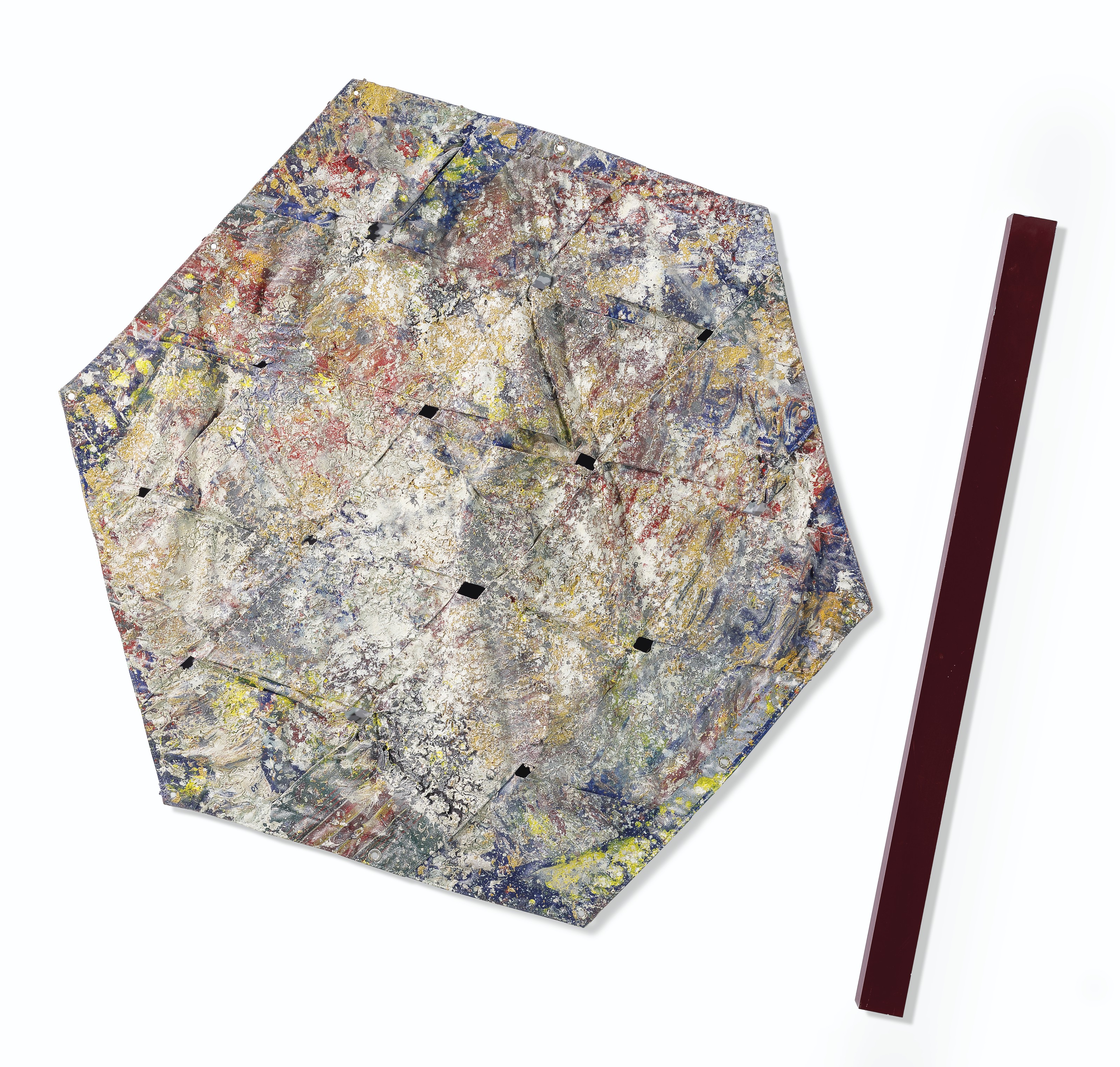 Sam Gilliam — Красный шестигранник