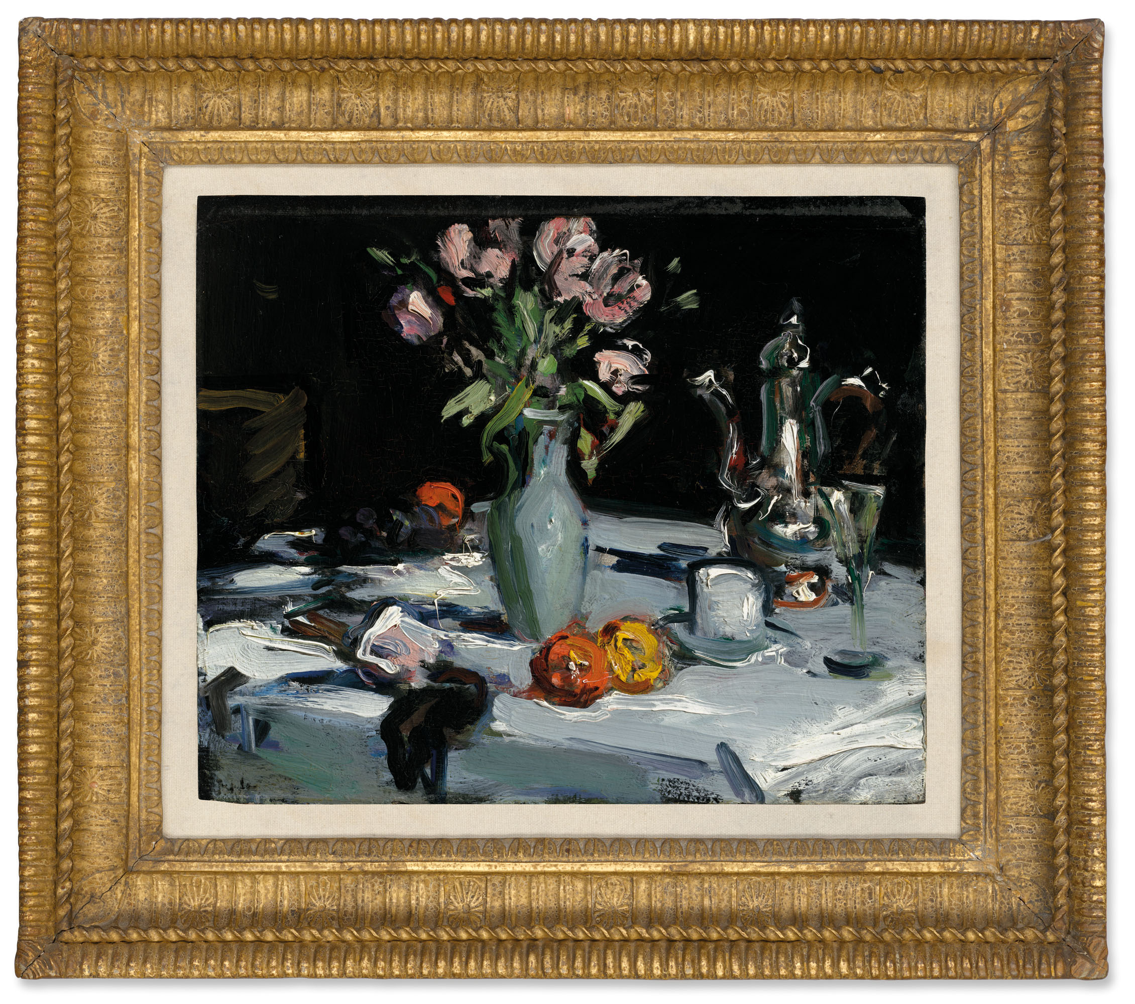 Samuel John Peploe — Тюльпаны и кофейник, изображение 2