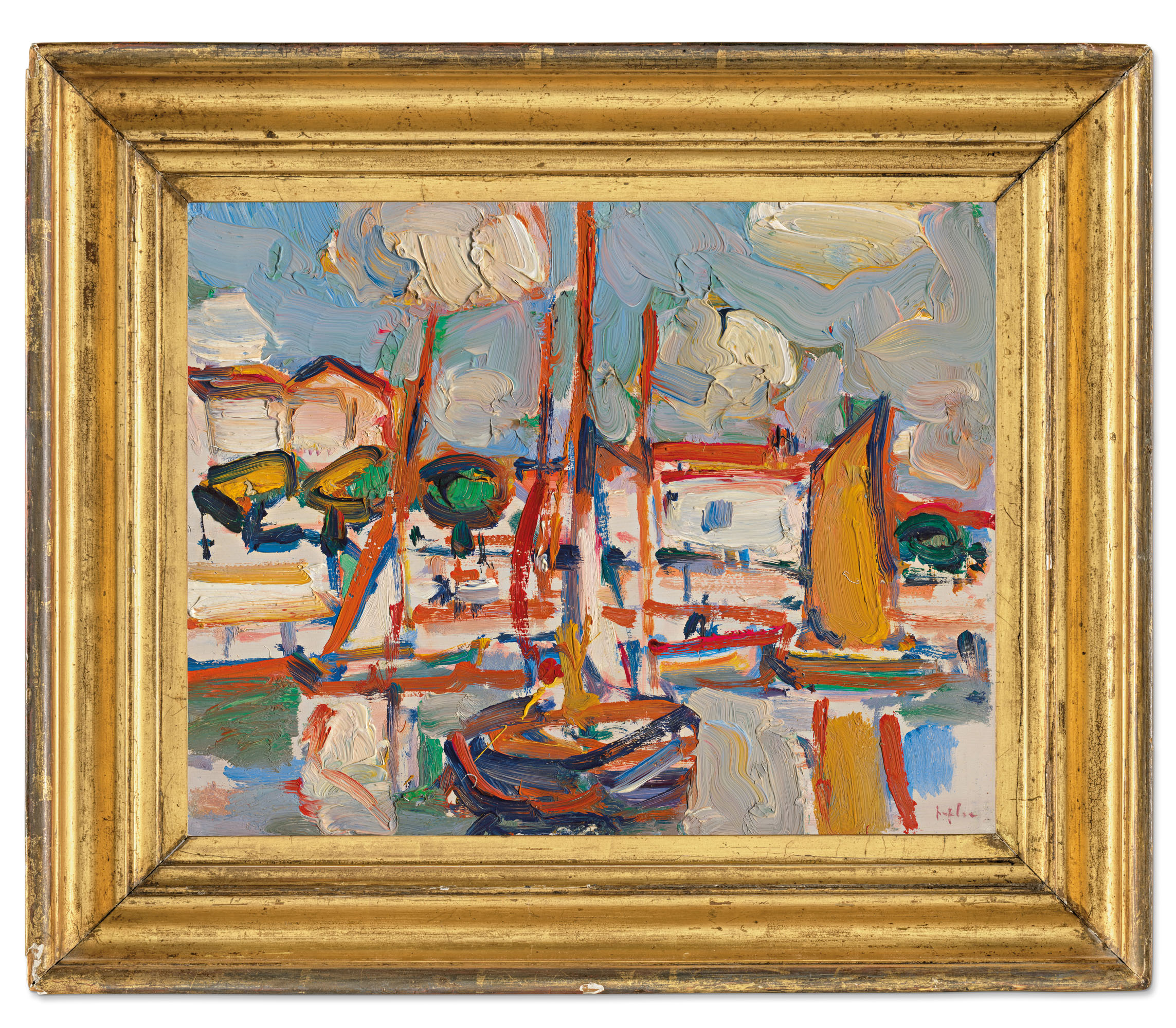 Samuel John Peploe — Лодки в порту, изображение 2