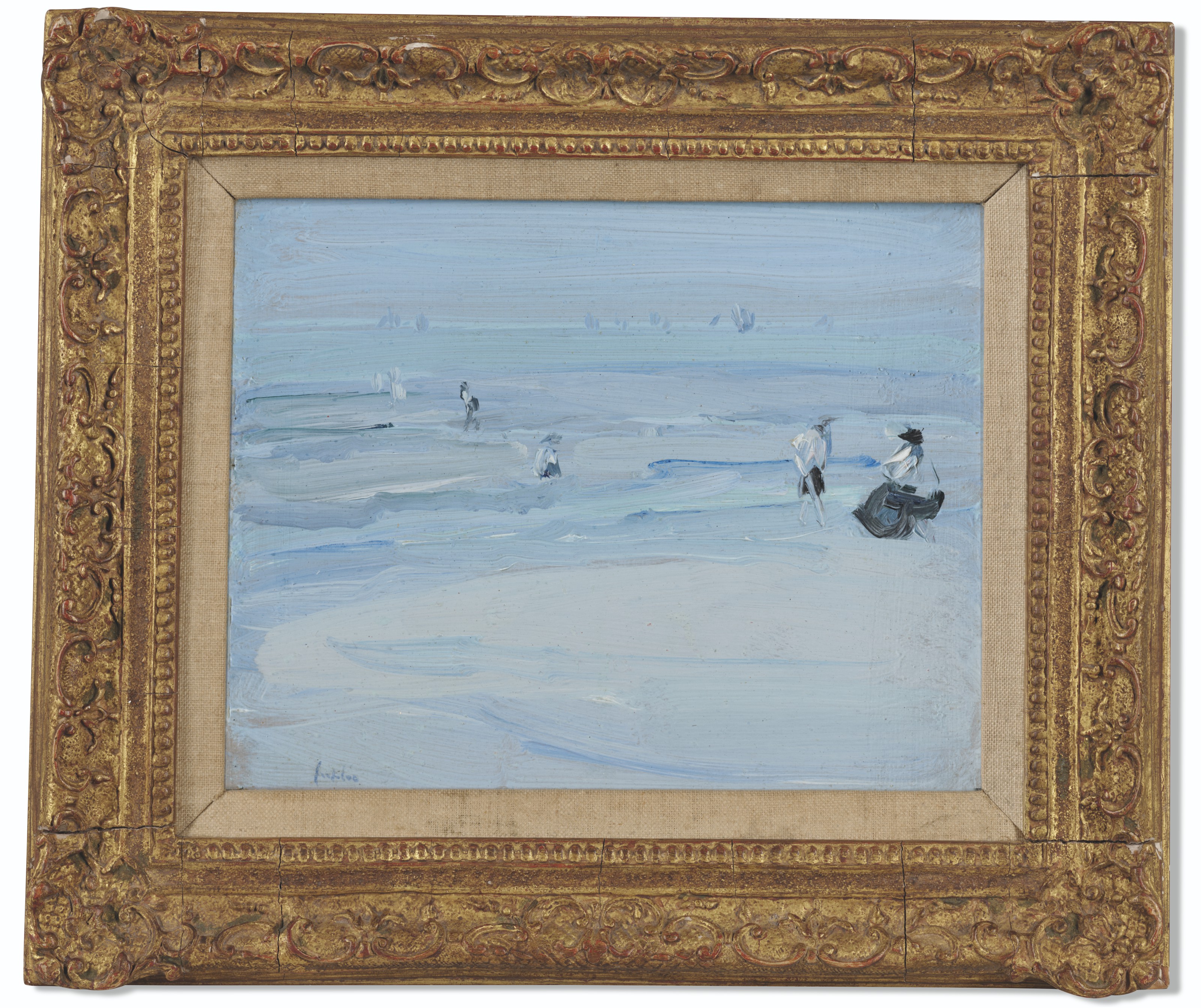 Samuel John Peploe — Парижский пляж, изображение 2