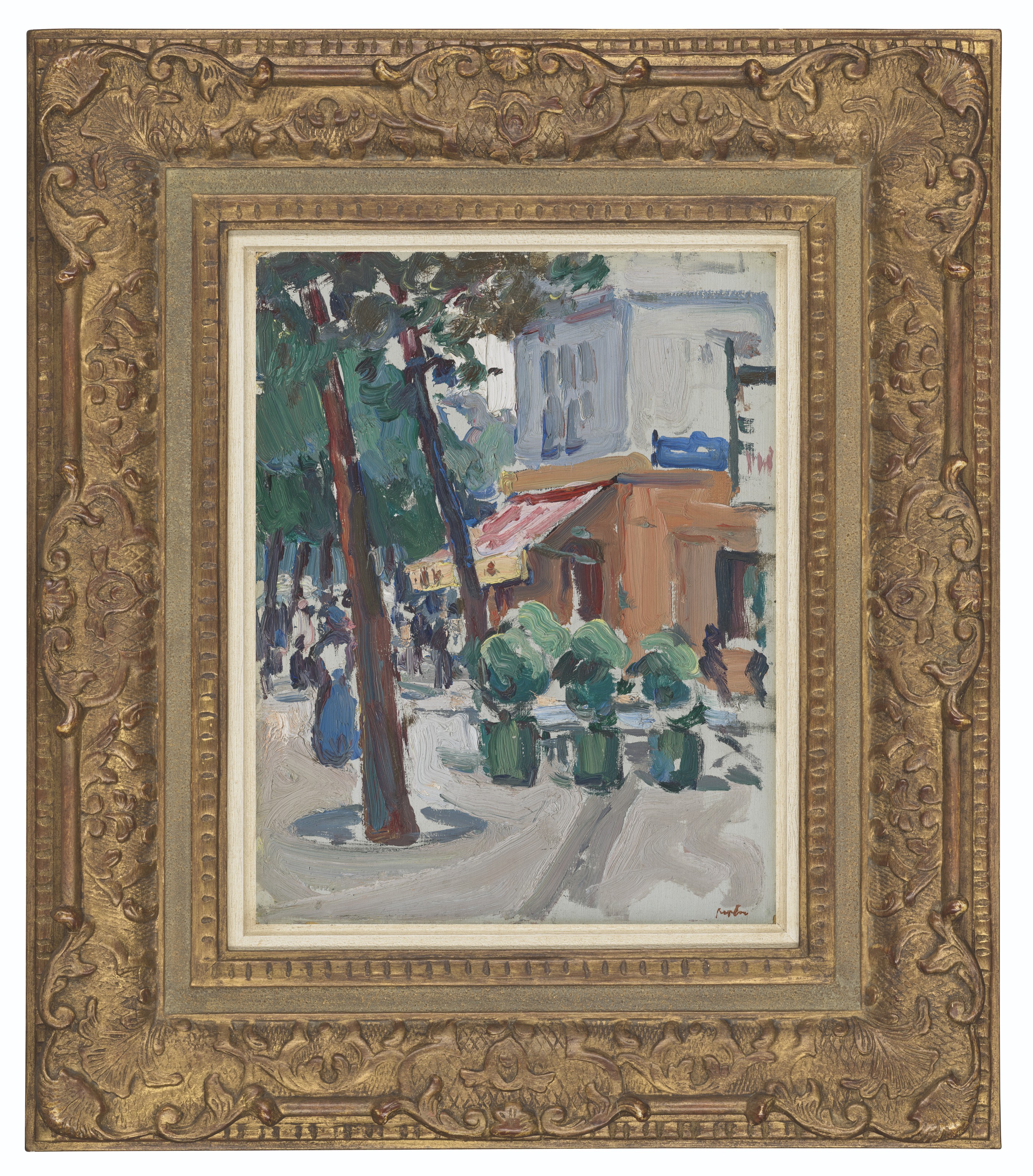 Samuel John Peploe — Люксембургский сад - Париж, изображение 2
