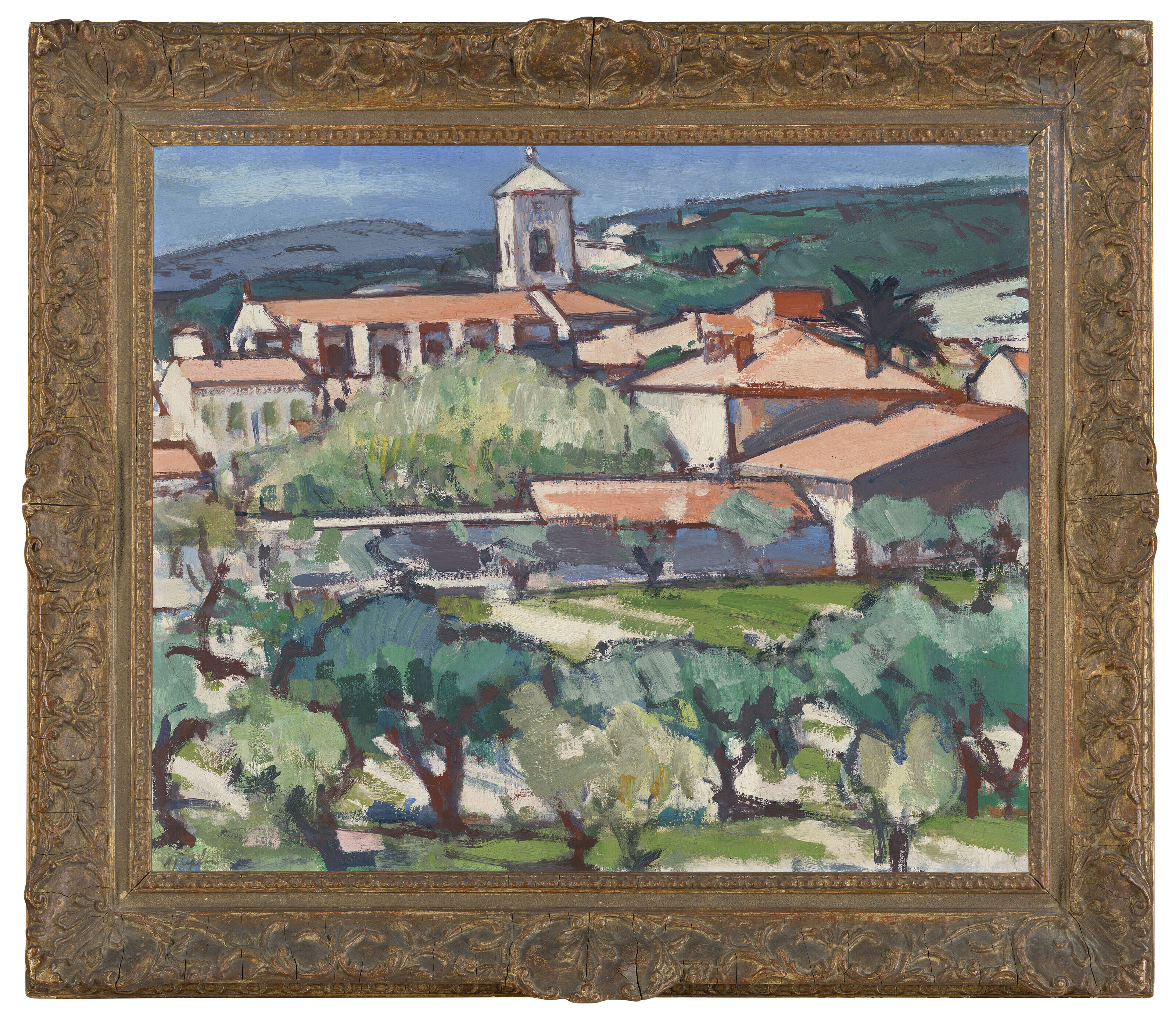 Samuel John Peploe — Церковь в Кассисе, изображение 2