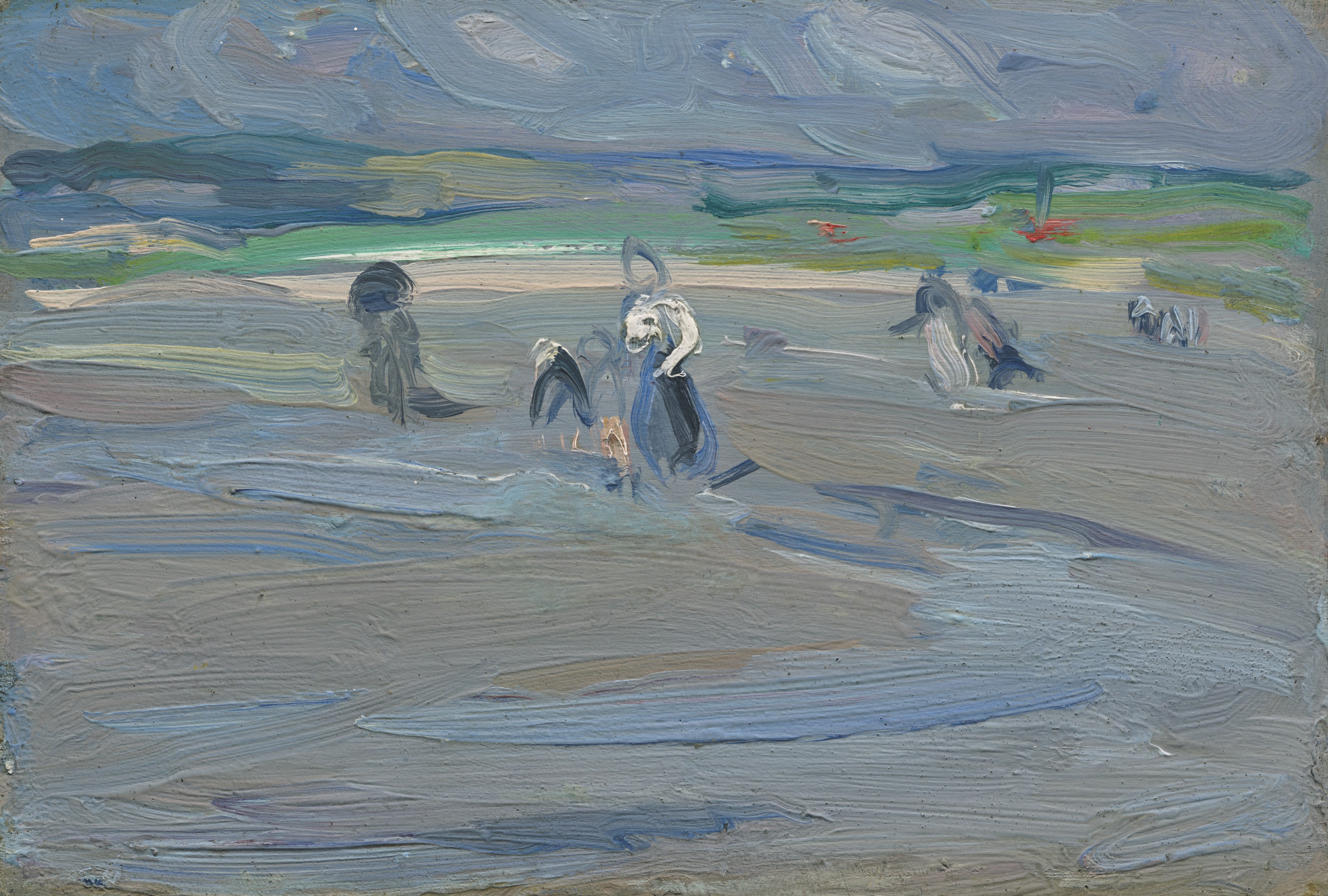 Samuel John Peploe — Фигуры на берегу