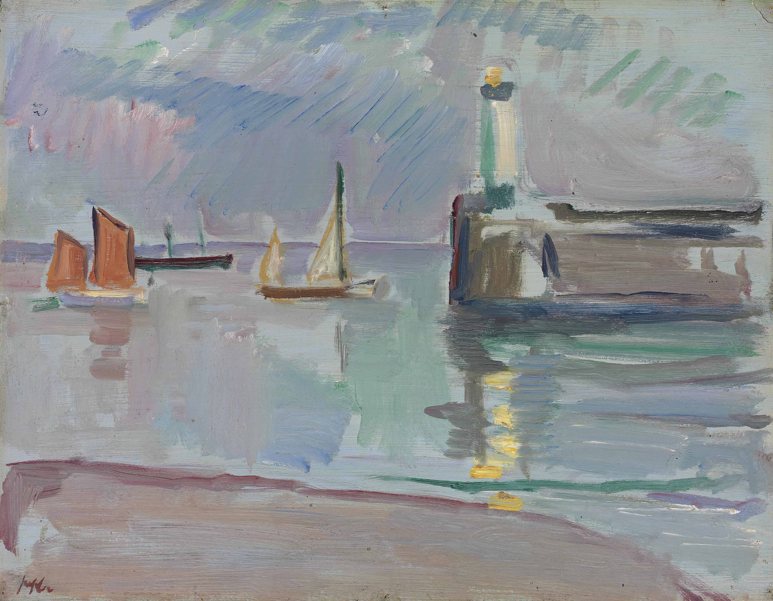Samuel John Peploe — Вход в гавань