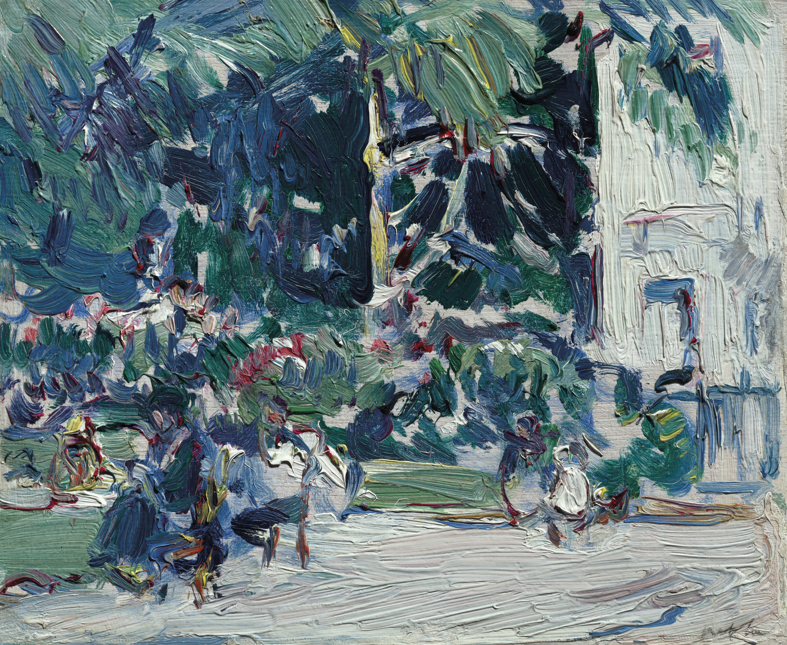 Samuel John Peploe — Люксембургский сад, Париж, изображение 2