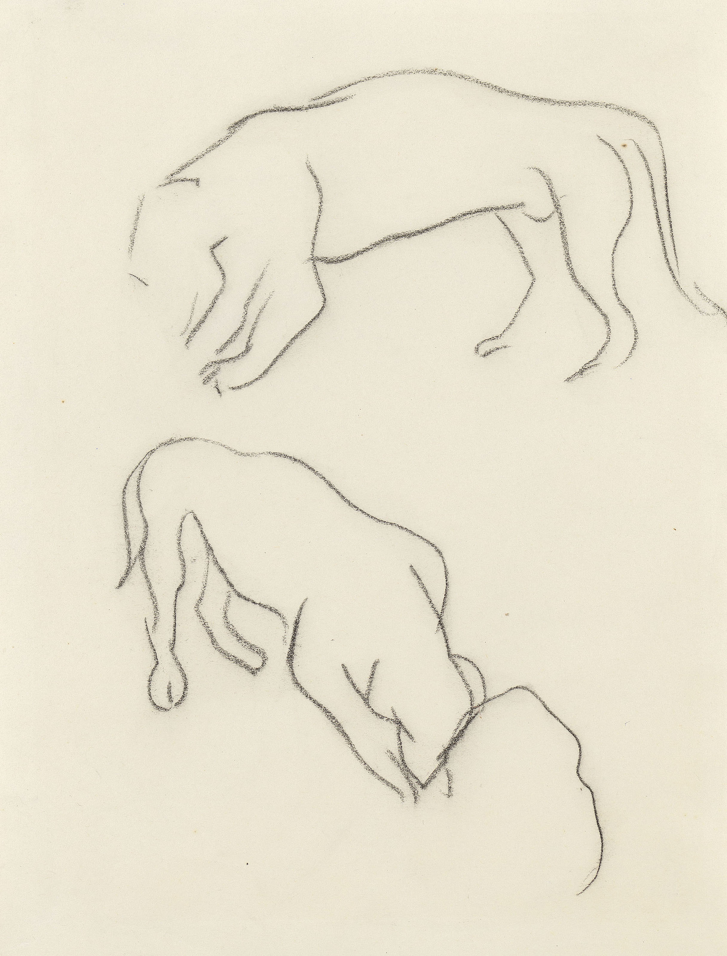 Samuel John Peploe — (i) Две собаки; (ii) Рыбный ларек