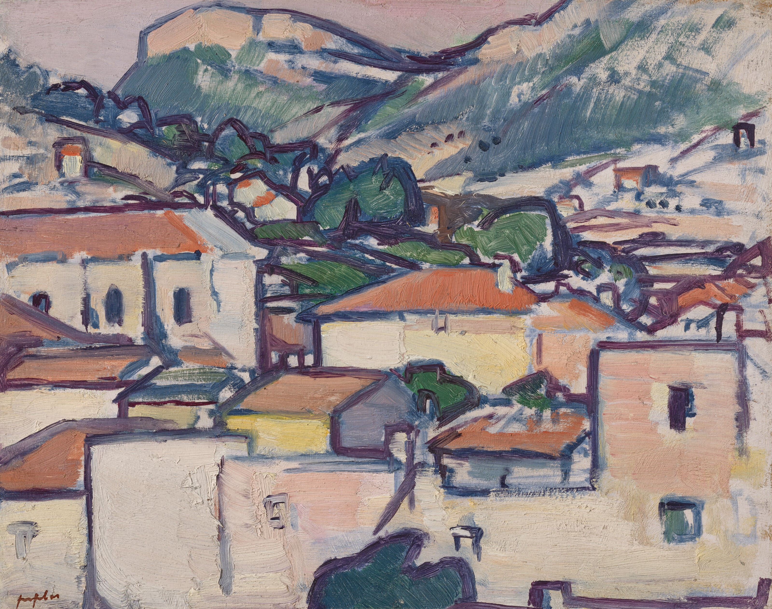 Samuel John Peploe — Кассис, смотрящий вглубь страны