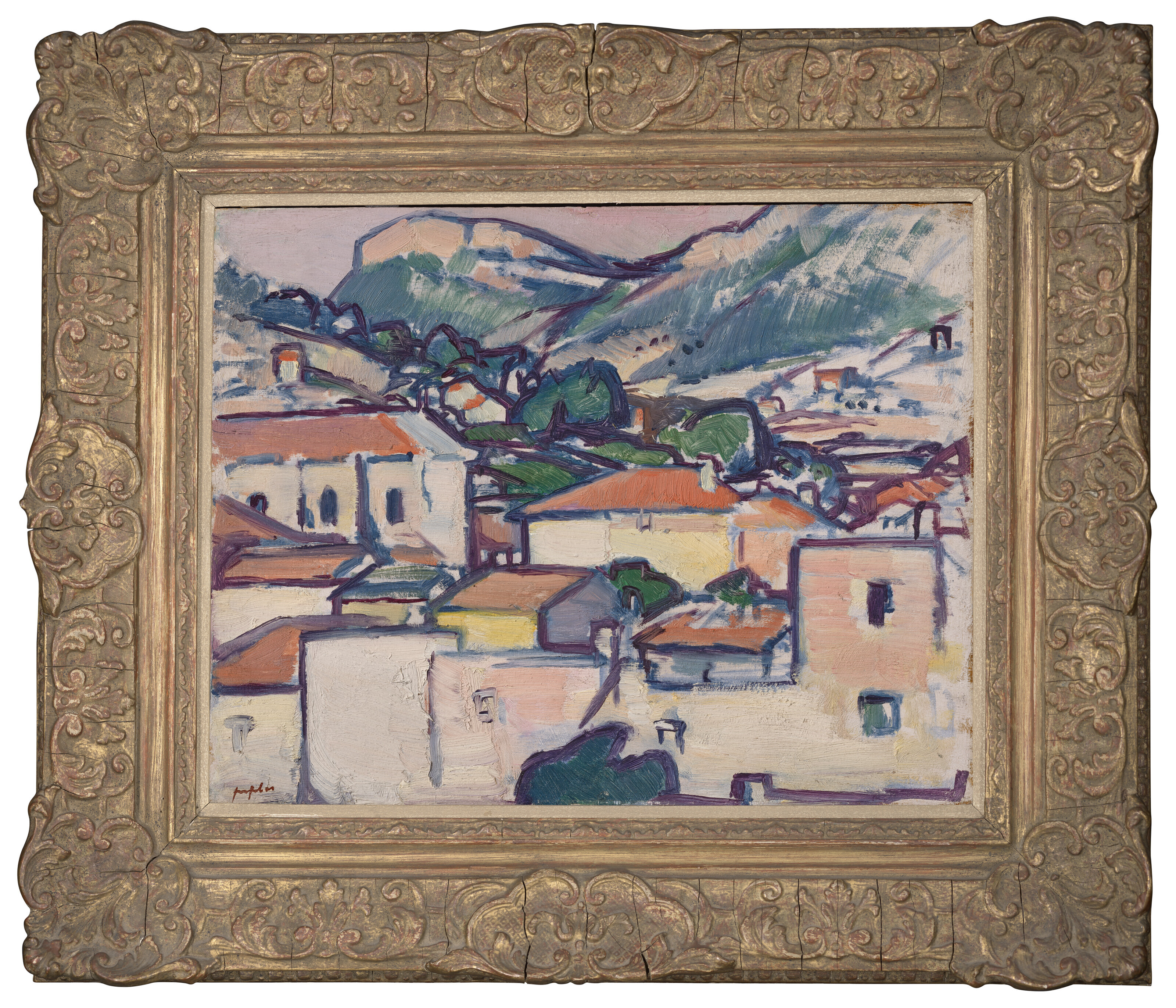 Samuel John Peploe — Кассис, смотрящий вглубь страны, изображение 2
