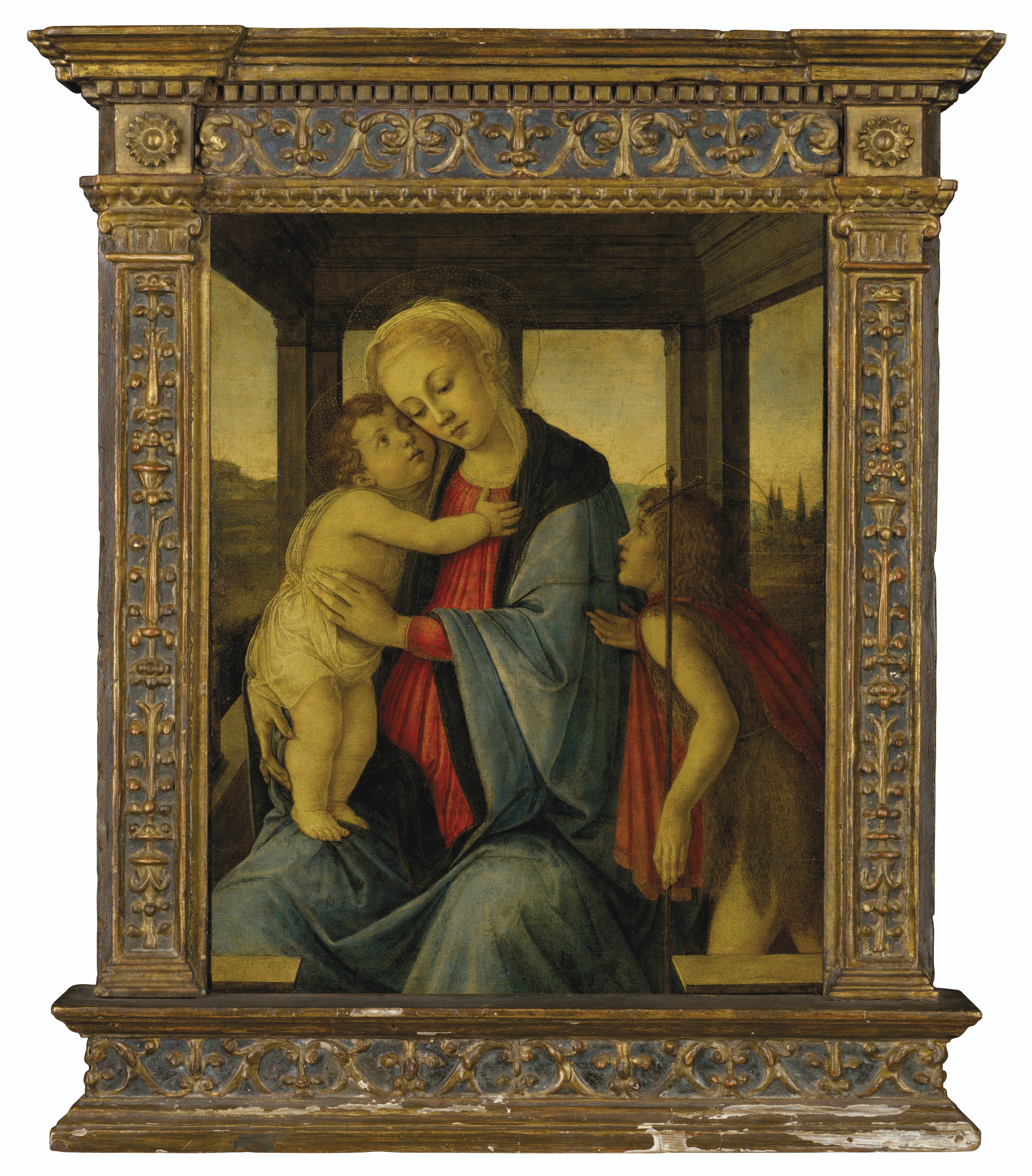 Sandro Botticelli — Мадонна с младенцем и святым Иоанном Крестителем, изображение 2