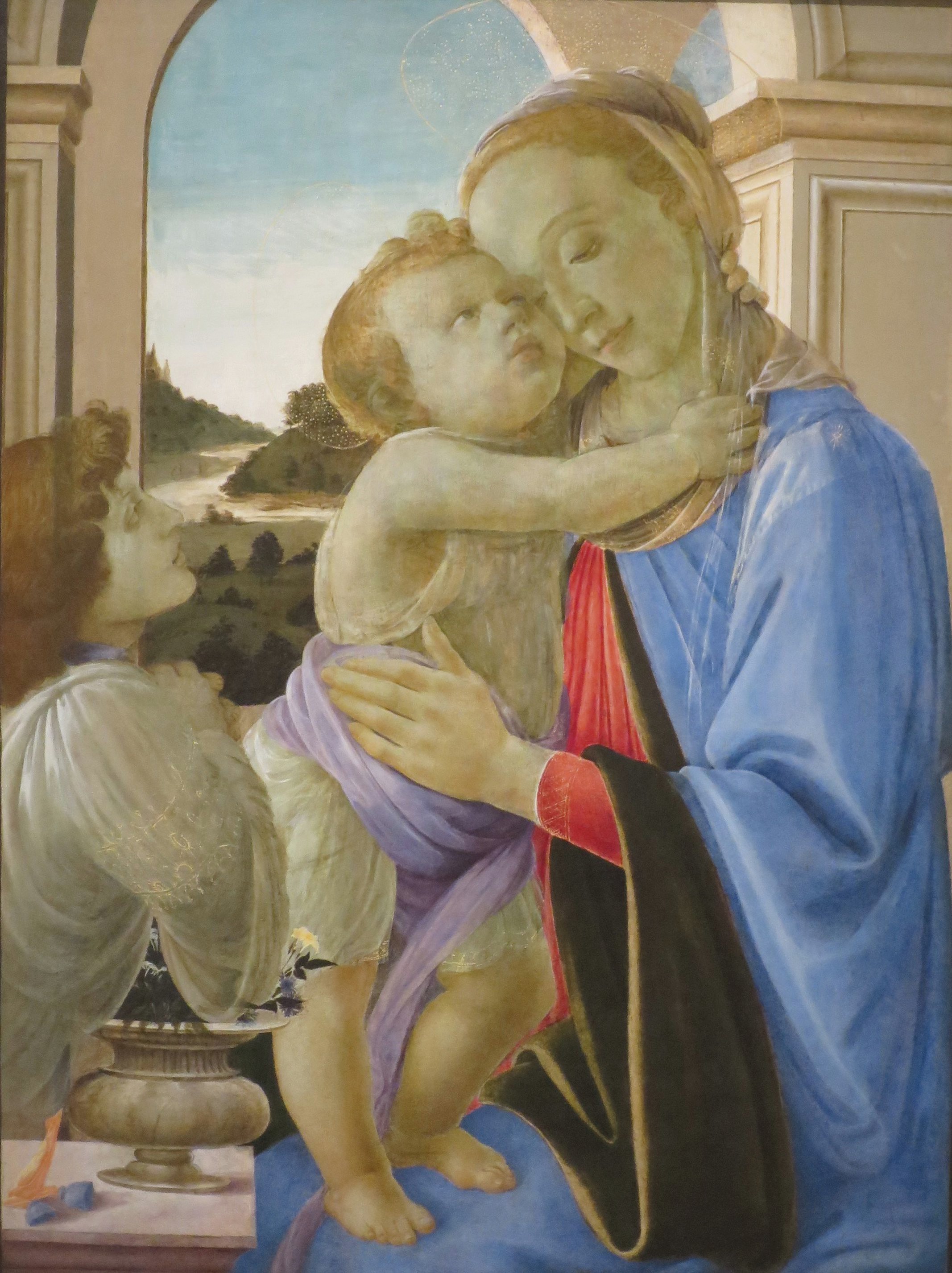 Sandro Botticelli — Мадонна с младенцем и святым Иоанном Крестителем, изображение 5