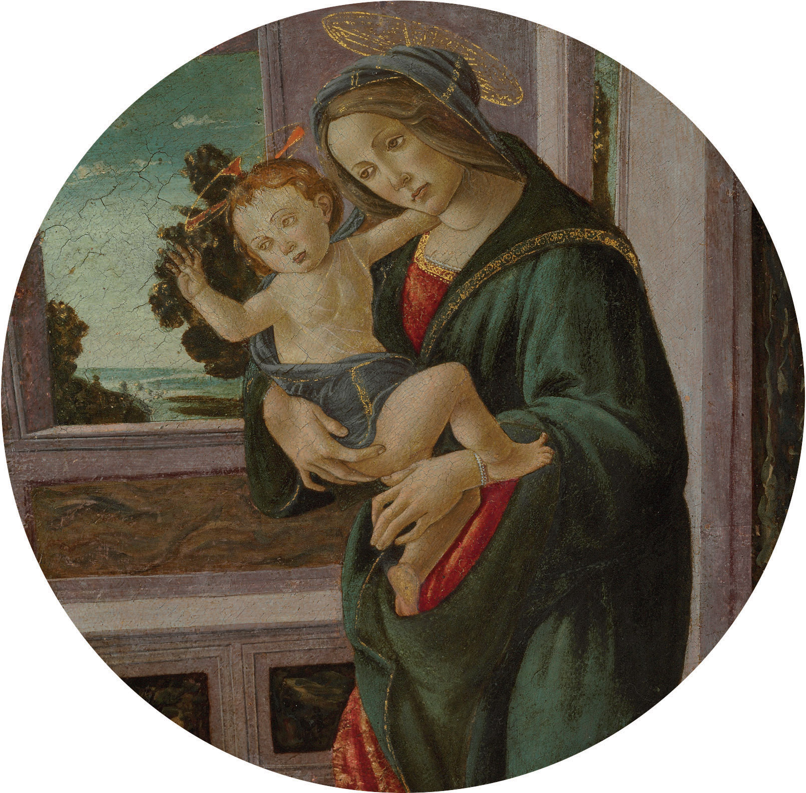 Sandro Botticelli — Мадонна с младенцем