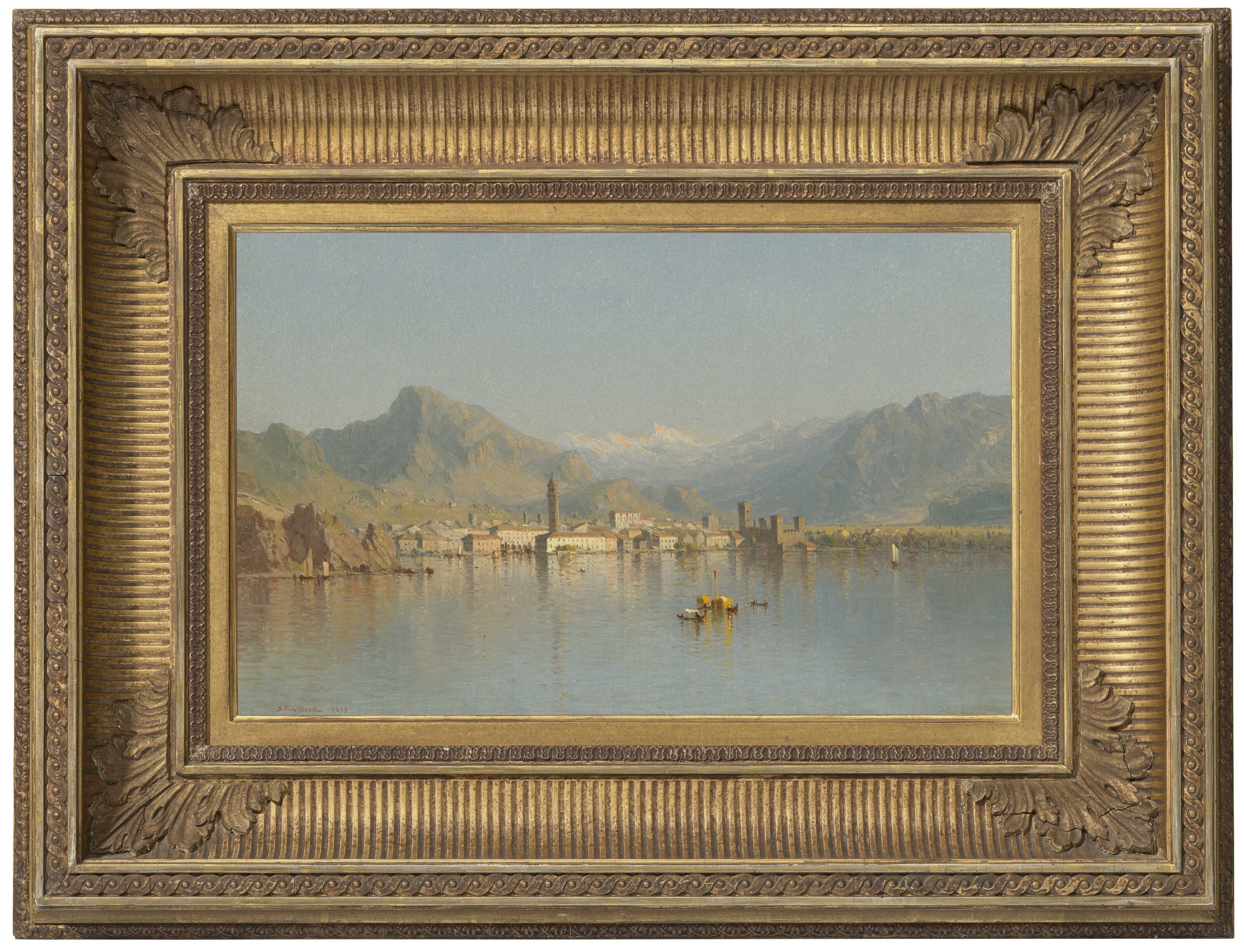 Sanford Robinson Gifford — Рива, озеро Гарда, изображение 2