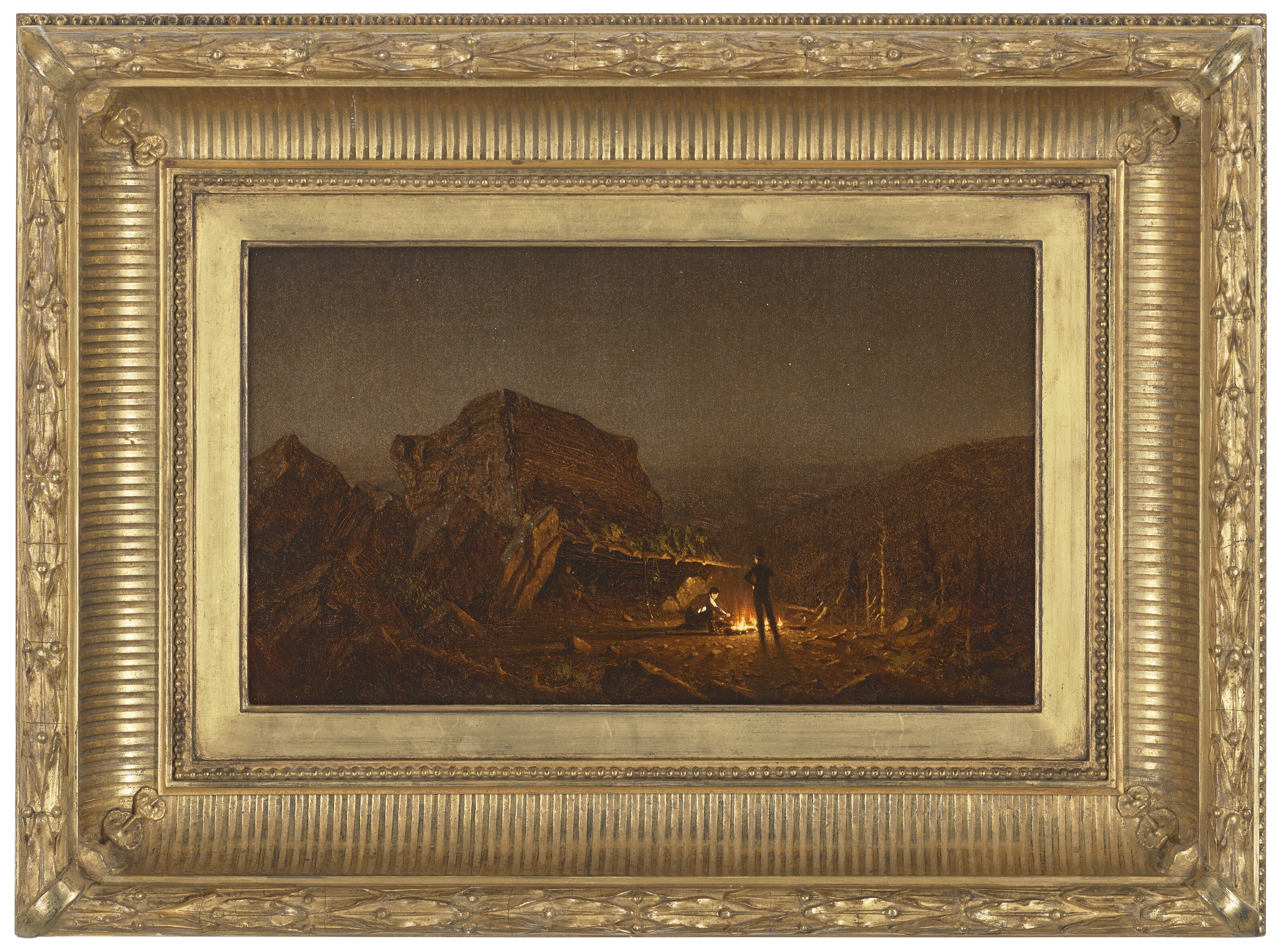 Sanford Robinson Gifford — Ночевка в кемпинге на горе Мэнсфилд, изображение 2