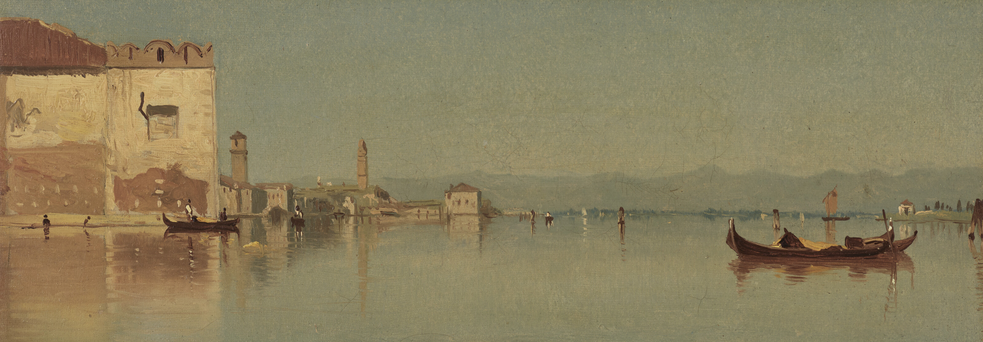 Sanford Robinson Gifford — Венеция (рядом с Арсеналом)