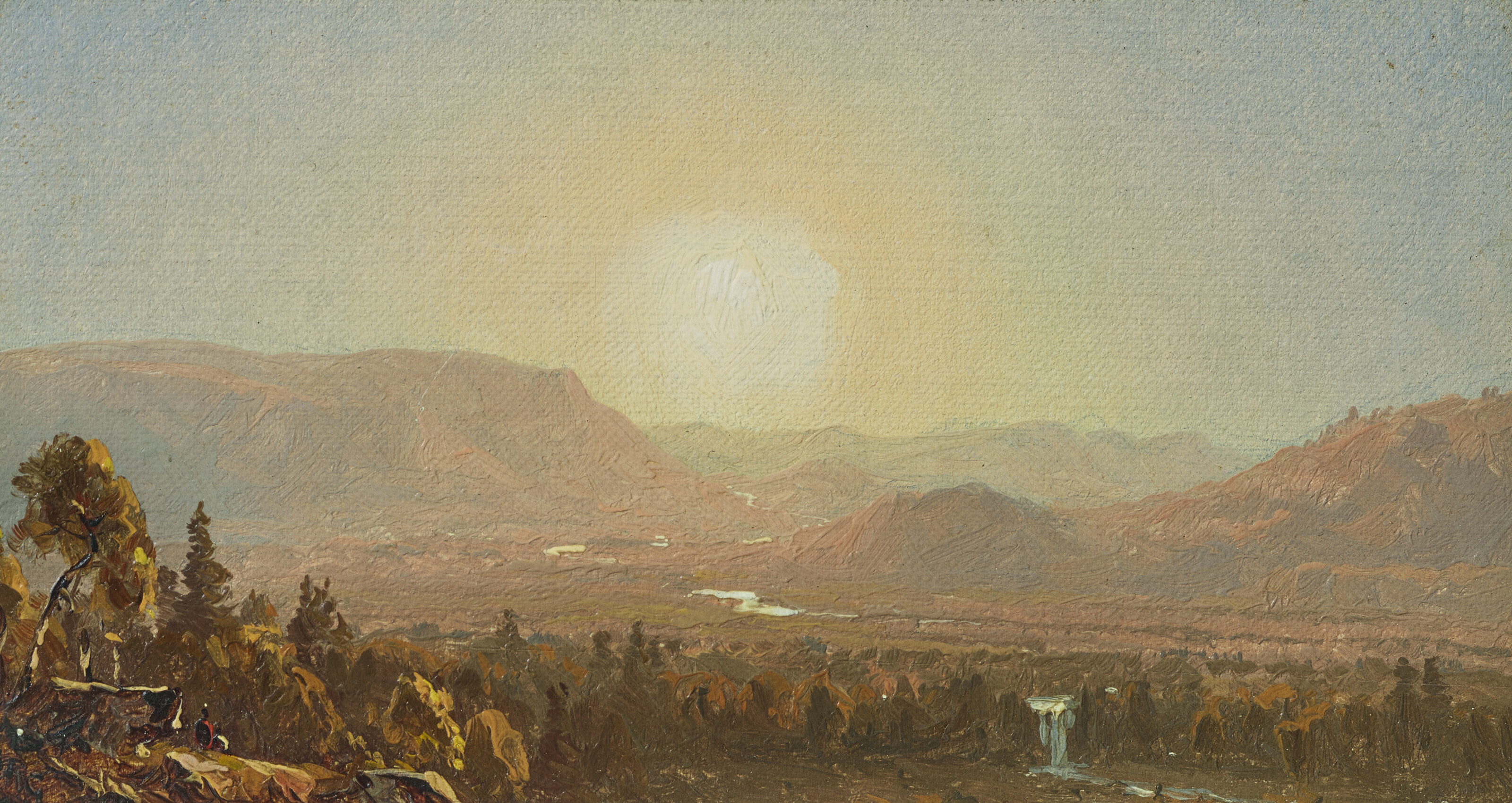 Sanford Robinson Gifford — Эскиз к "Исследованию Кэтскилла"
