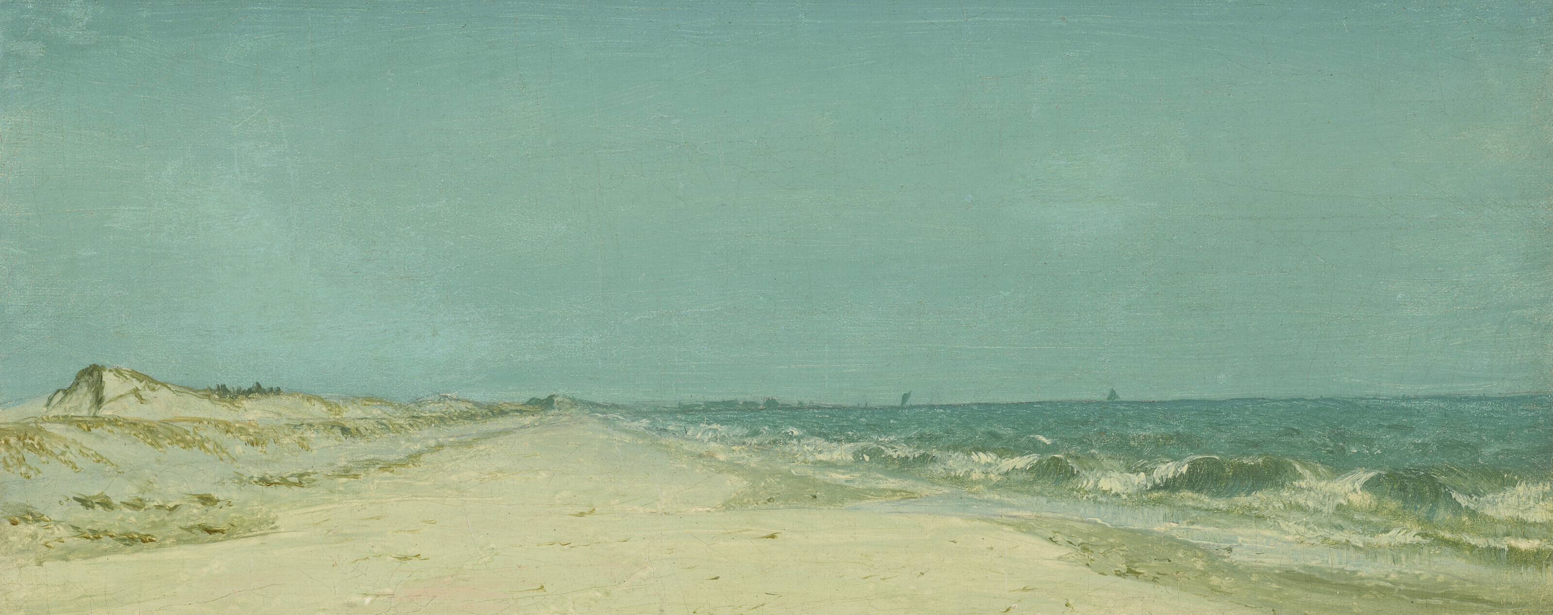 Sanford Robinson Gifford — Набросок на побережье Лонг-Айленда