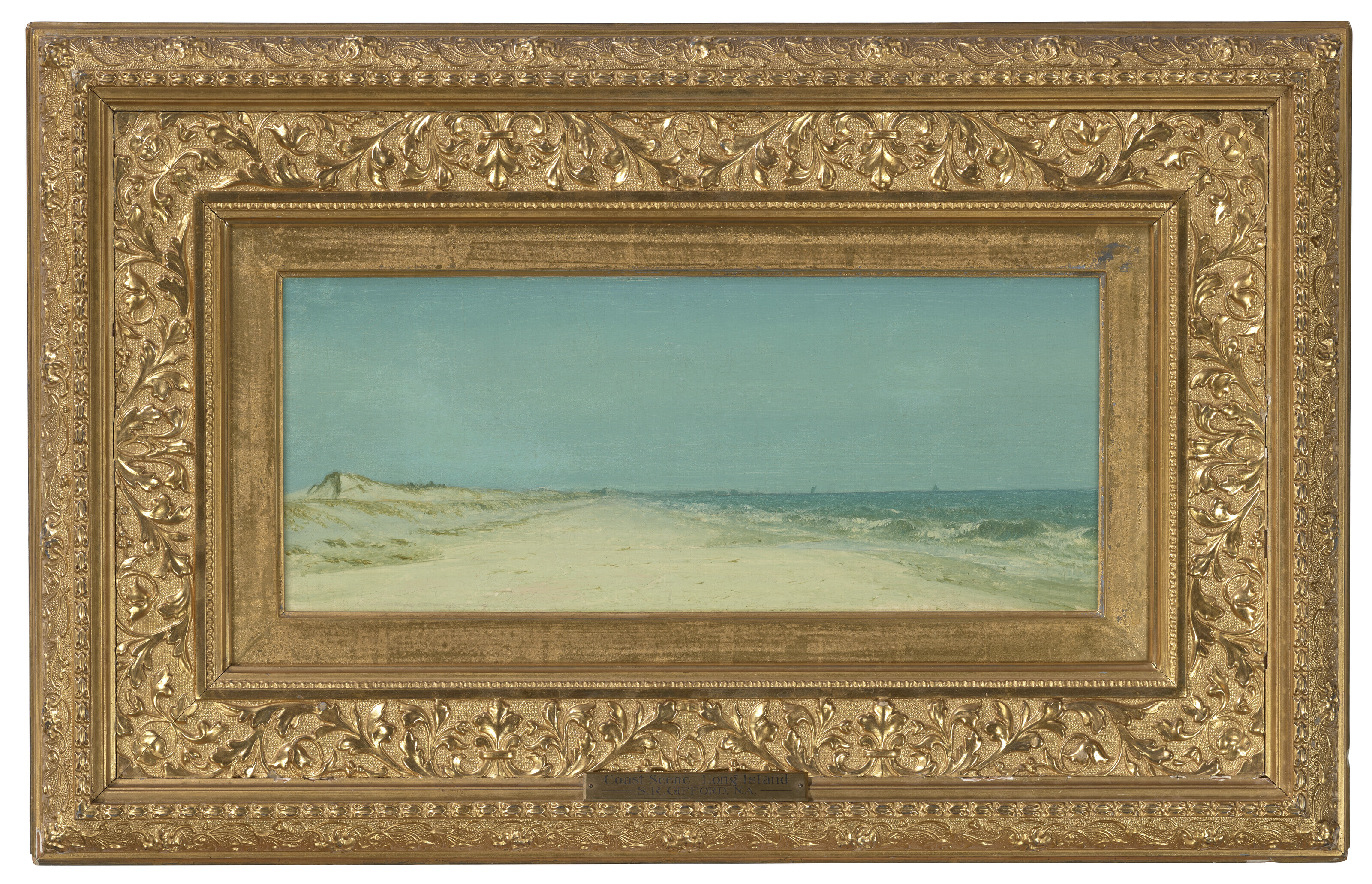 Sanford Robinson Gifford — Набросок на побережье Лонг-Айленда, изображение 2