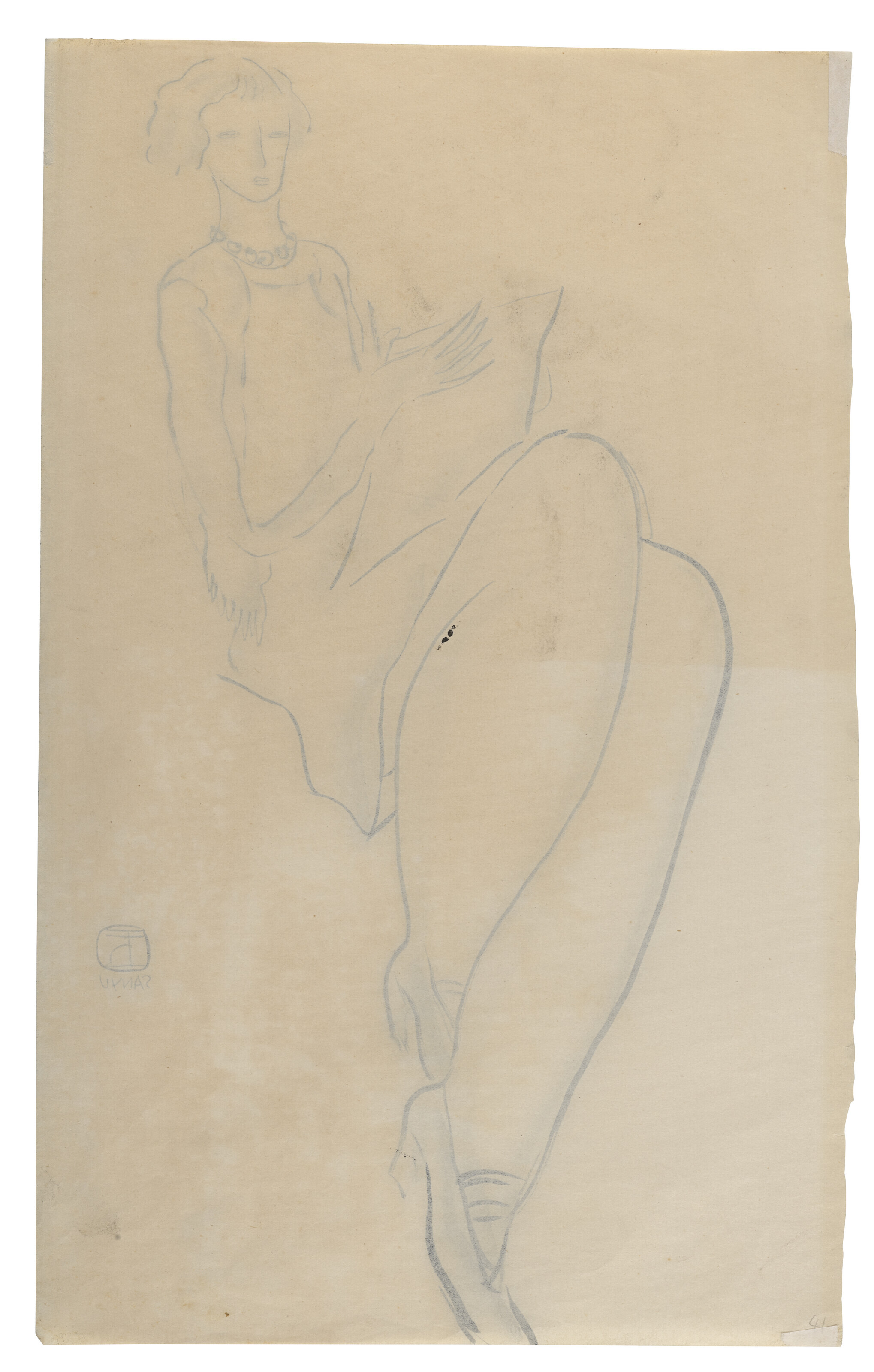 Sanyu — ЖЕНСКАЯ ОСАНКА, изображение 3
