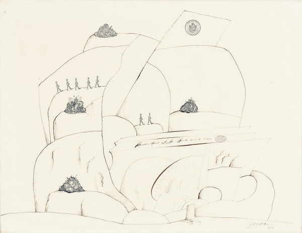 Saul Steinberg — Утопия III