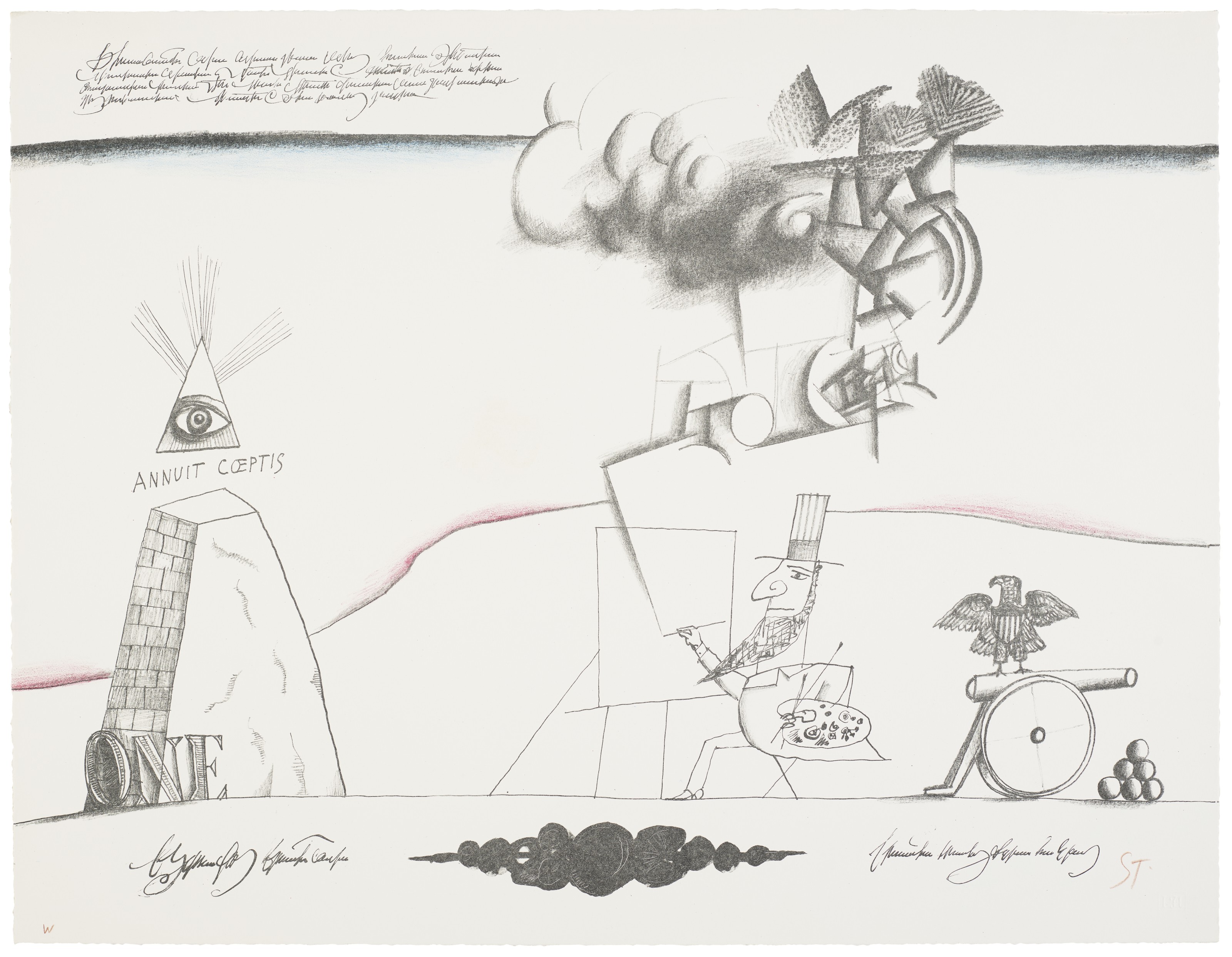 Saul Steinberg — Искусство Сэма, из Нью-Йоркского международного