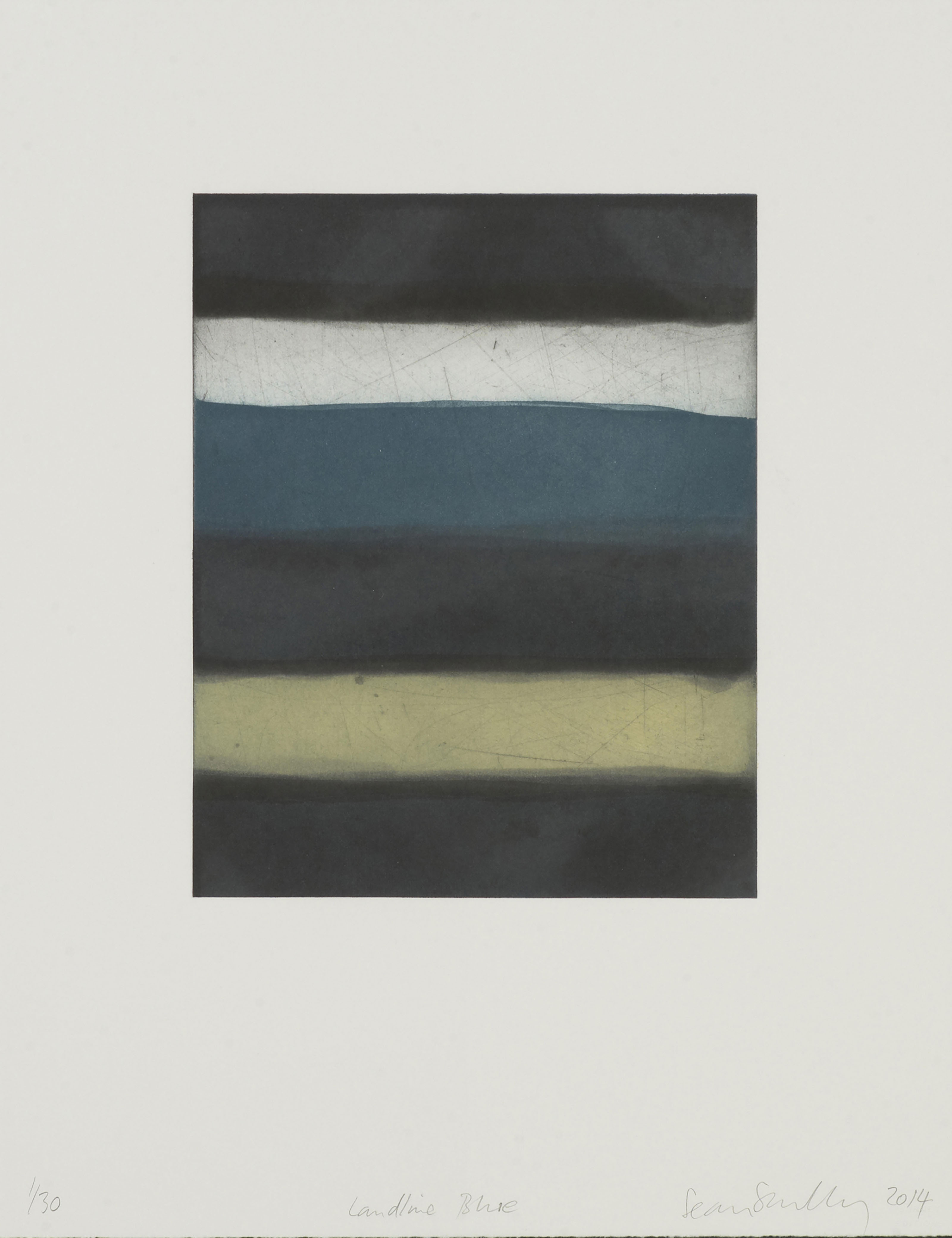 Sean Scully — Стационарный телефон синего цвета