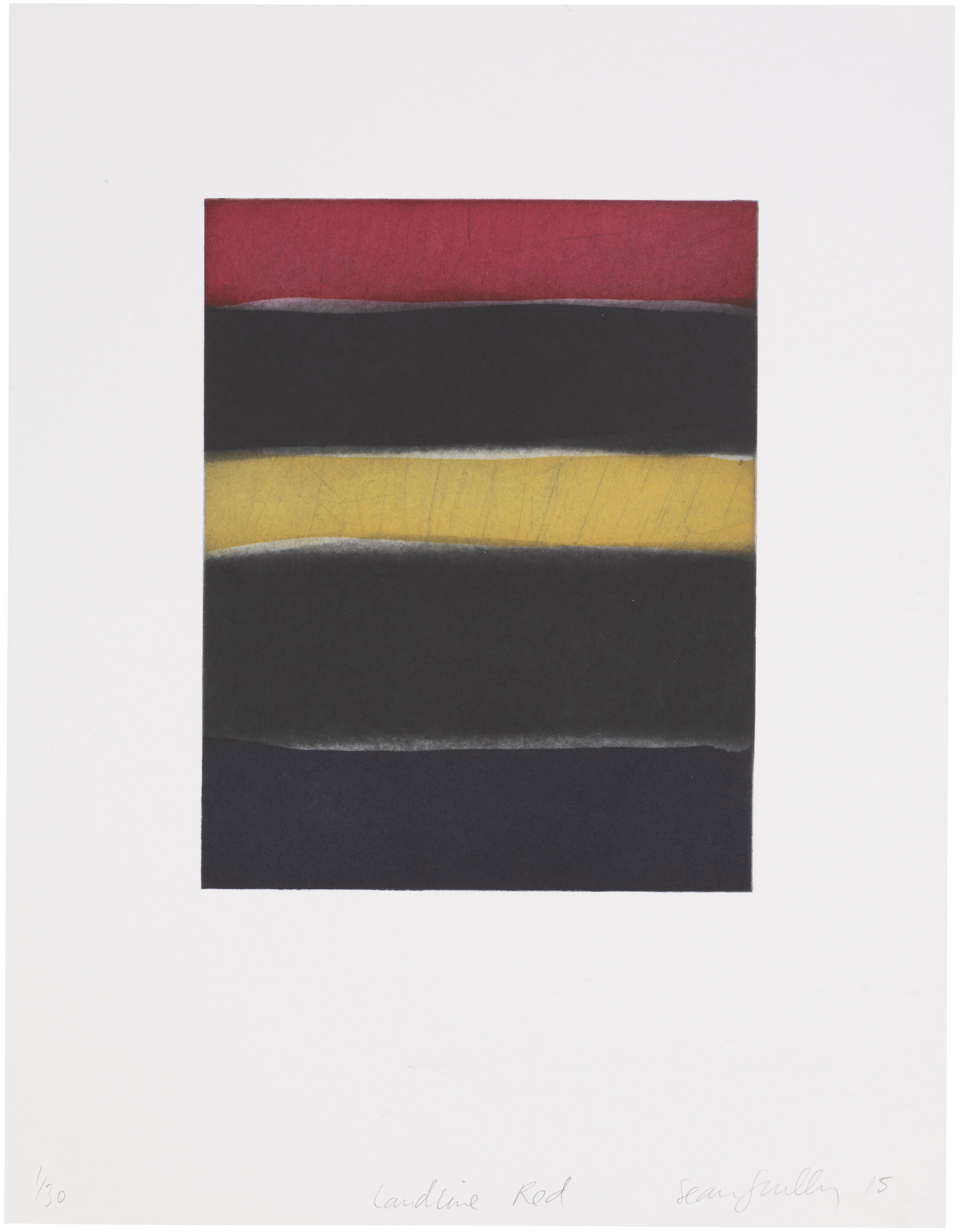 Sean Scully — Стационарный телефон красного цвета