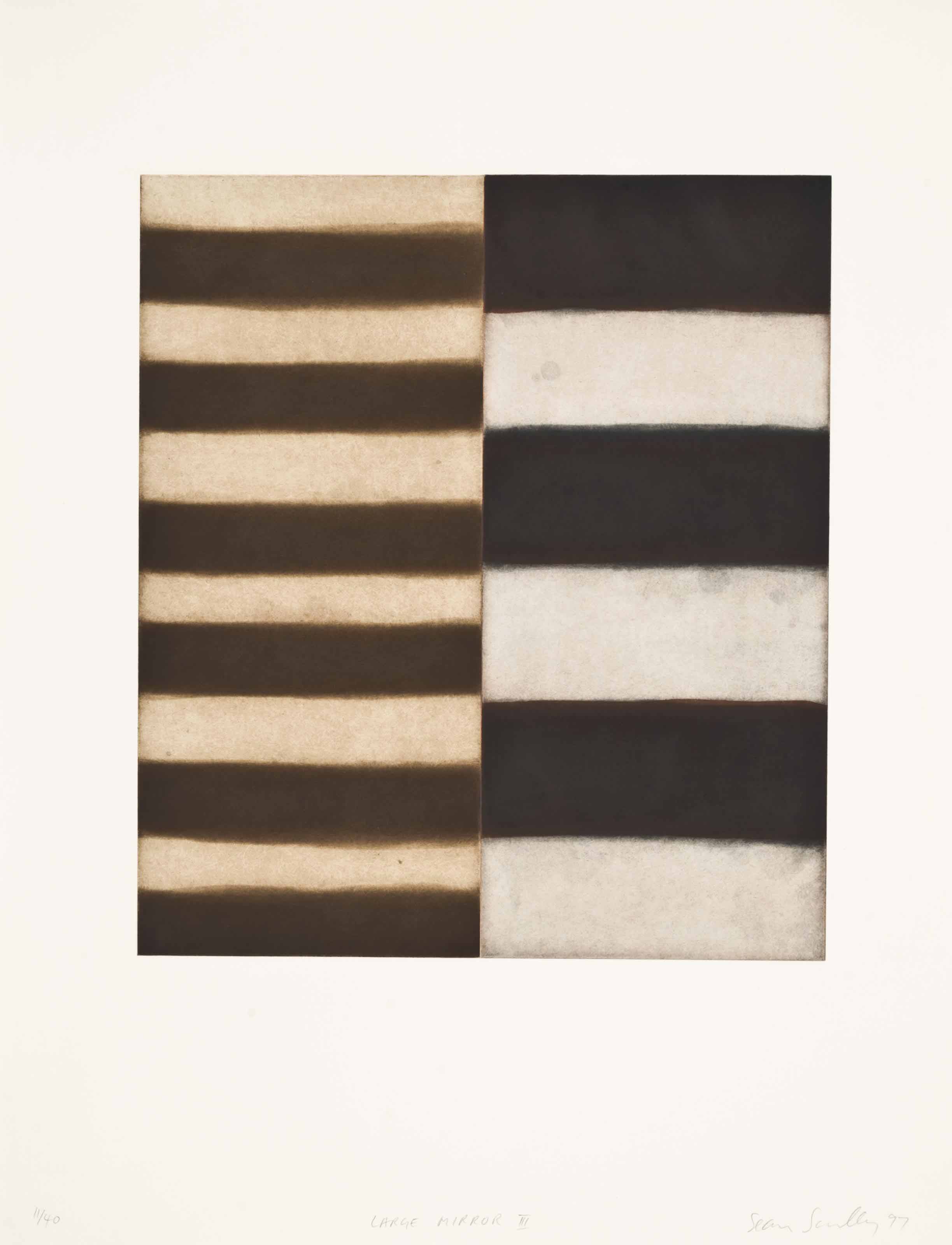 Sean Scully — Большое зеркало III (Oberhuber, Tonneau-Ryckelynck & Fehlemann, 97003)