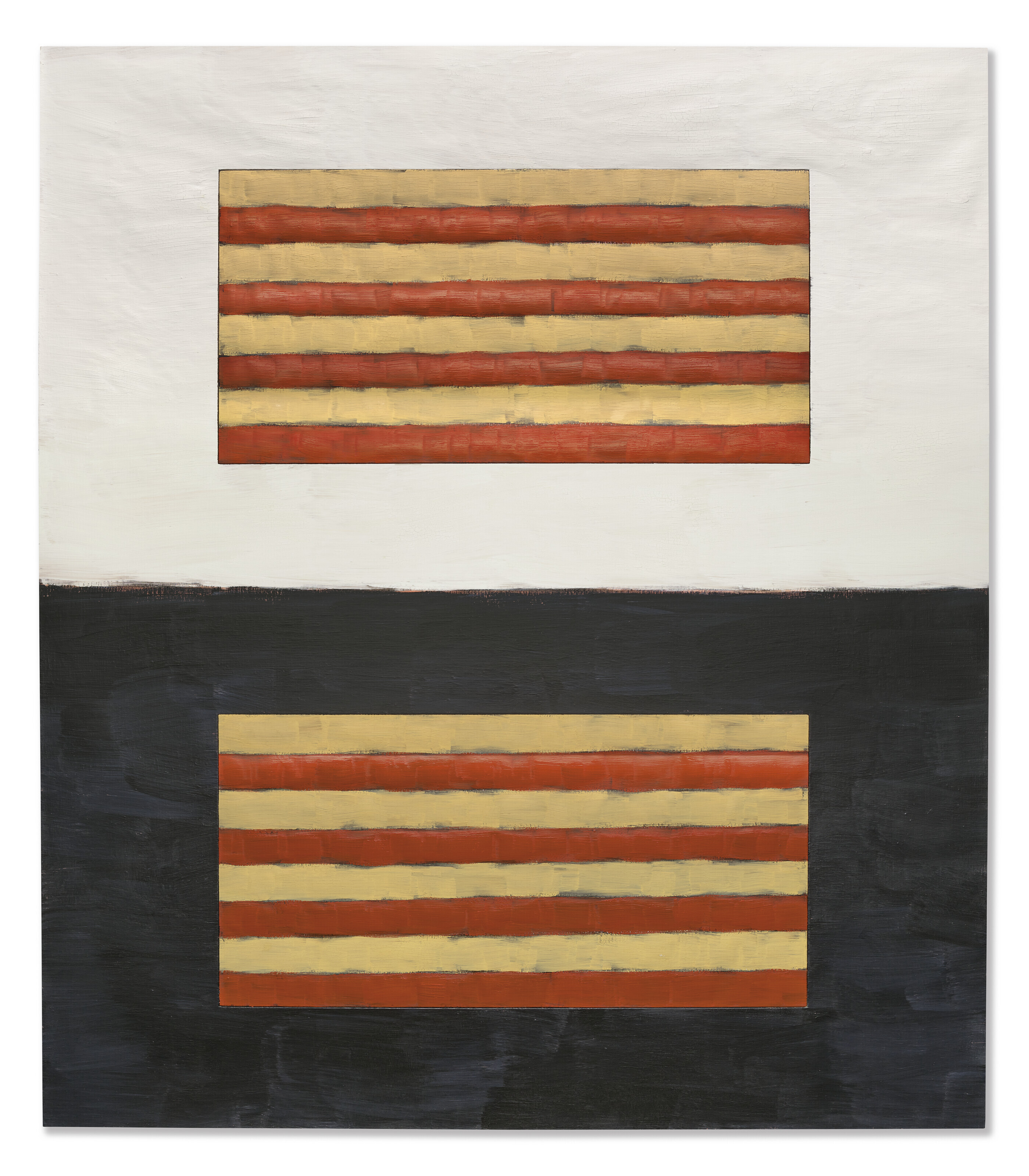 Sean Scully — Пристальный взгляд Красный Желтый