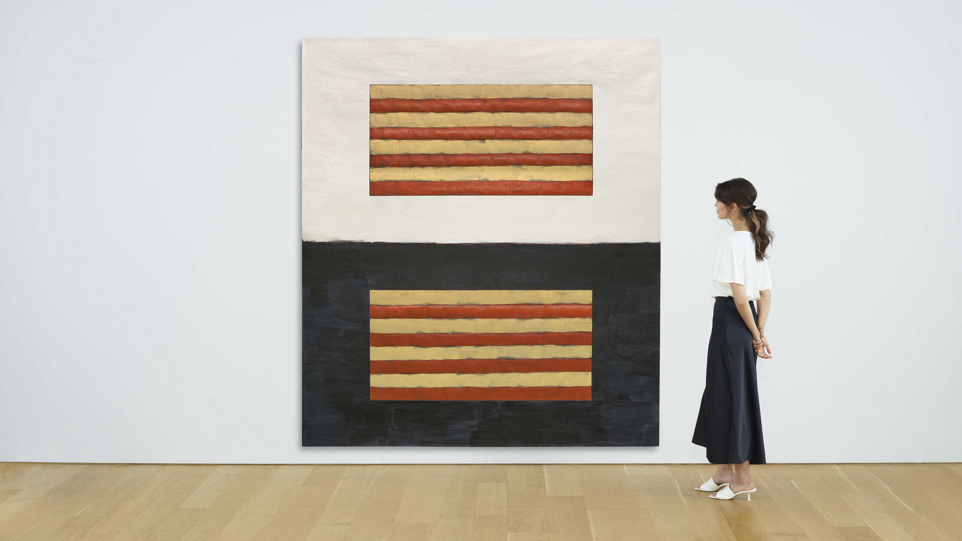 Sean Scully — Пристальный взгляд Красный Желтый, изображение 3