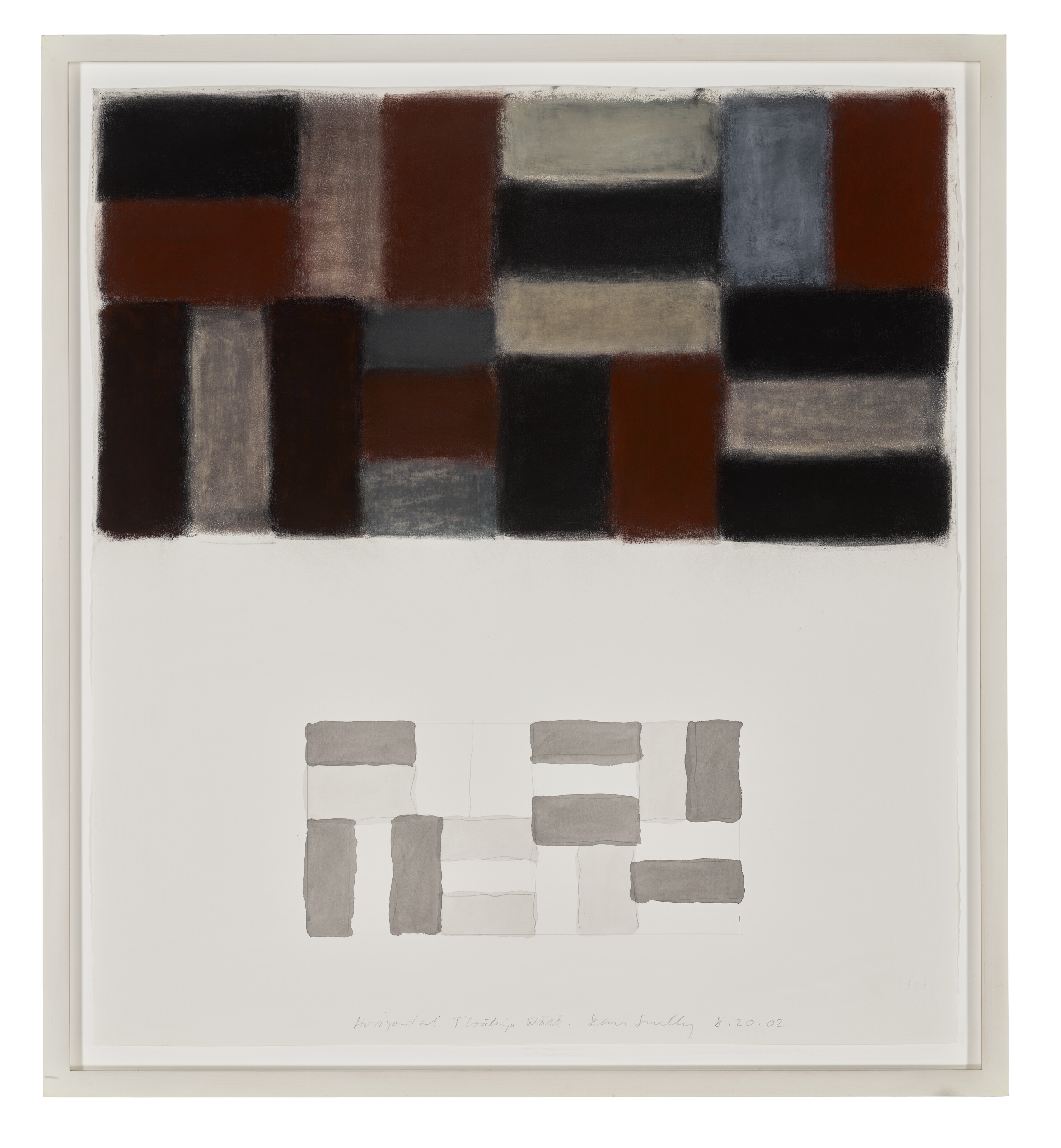 Sean Scully — Горизонтальная плавающая стена, 8.20.02, изображение 2
