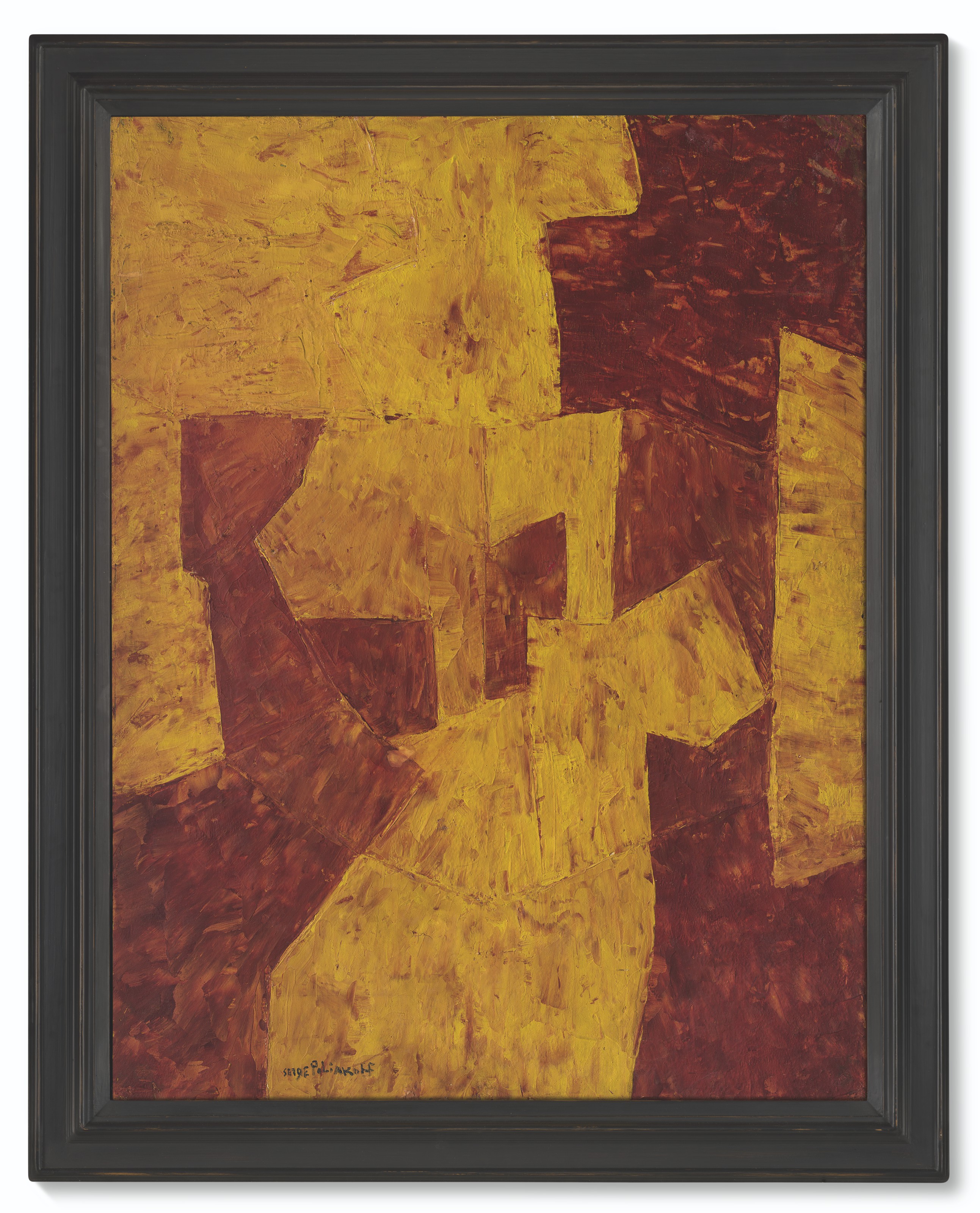 Serge Poliakoff — Оранжевый и черный, изображение 2