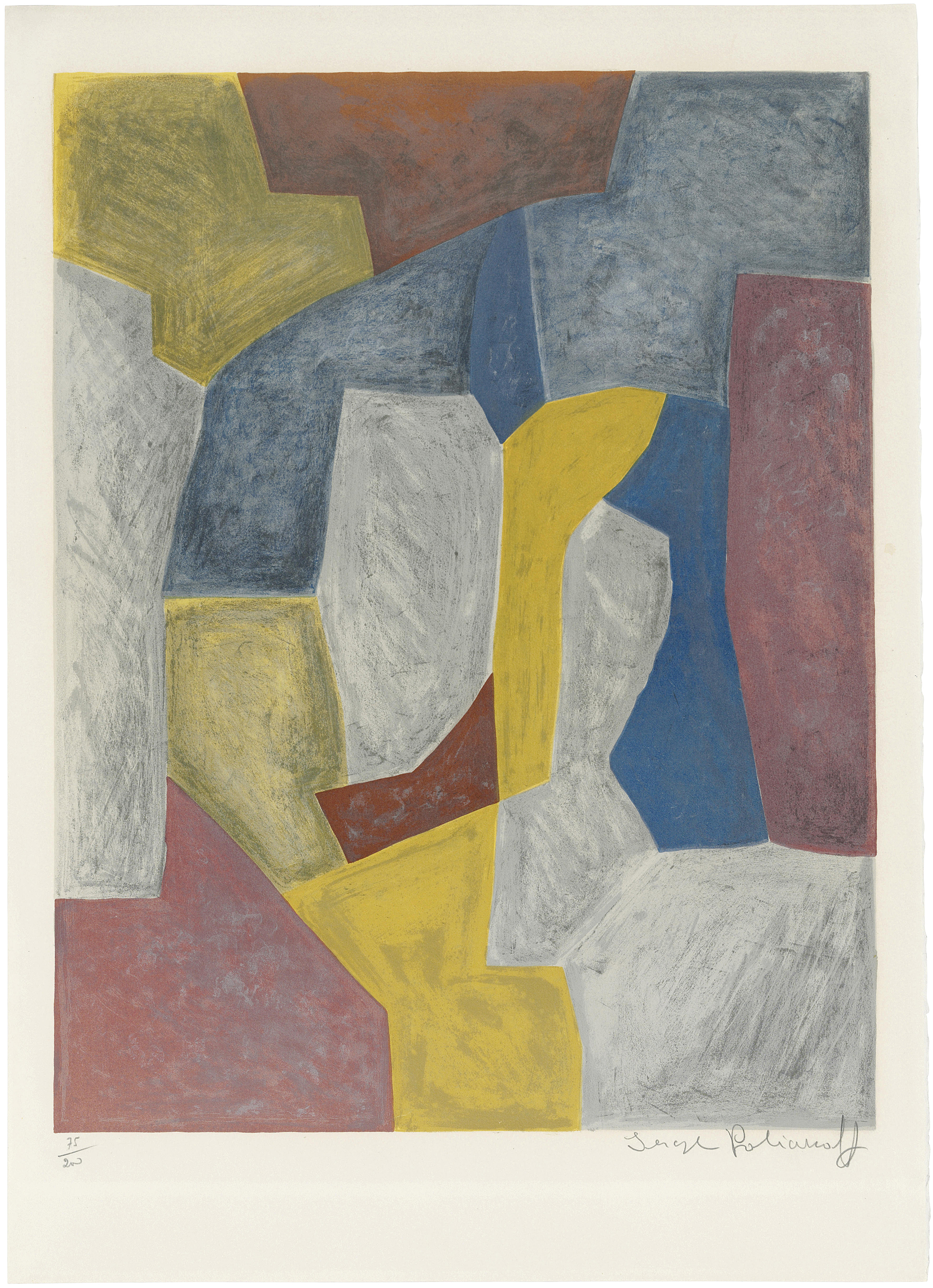 Serge Poliakoff — Композиция аромата включает ноты: карминный, желтый, серый и голубой