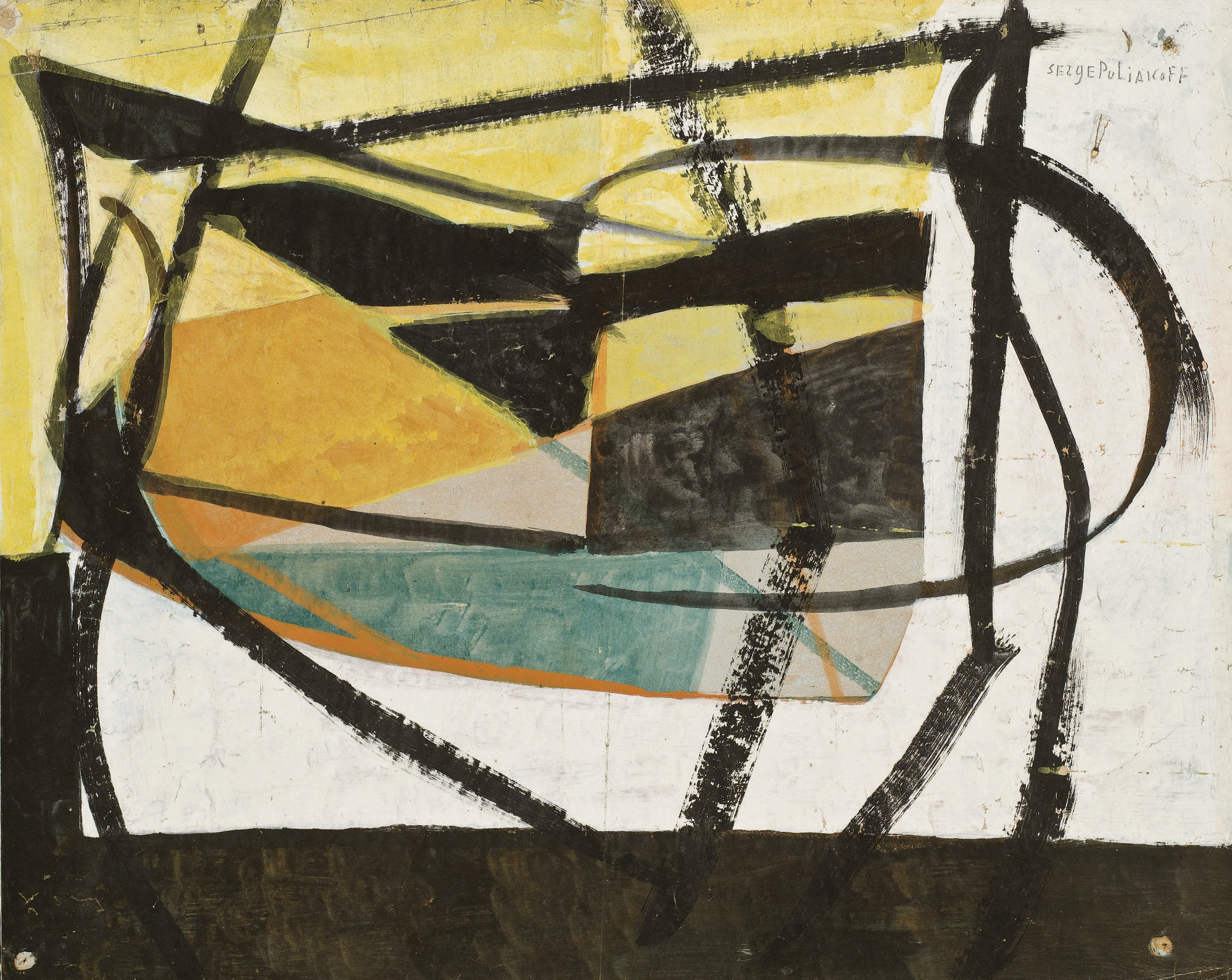 Serge Poliakoff — Краткое описание композиции
