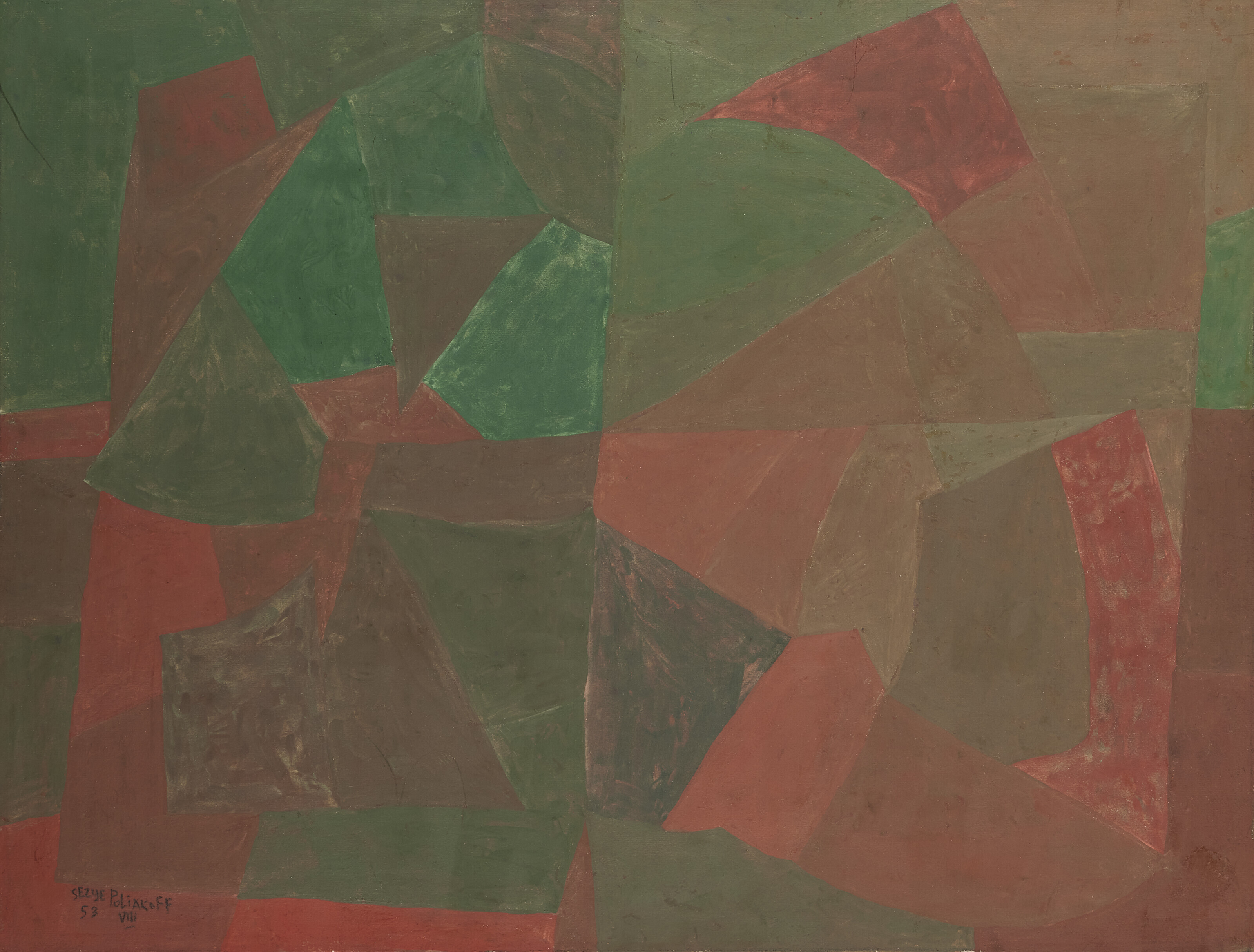 Serge Poliakoff — Краткое описание композиции