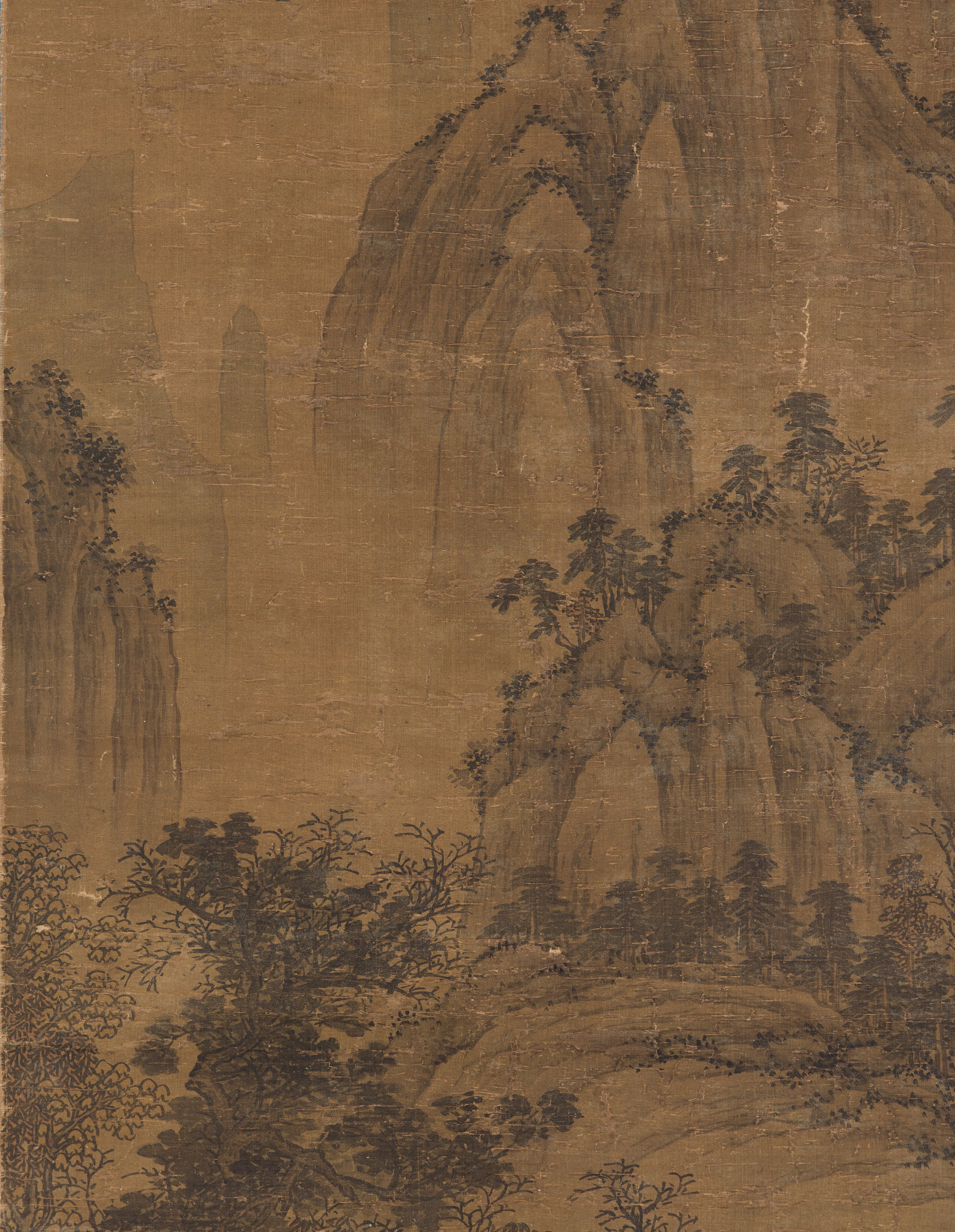 Shen Zhou — Слушая шум водопада, изображение 3