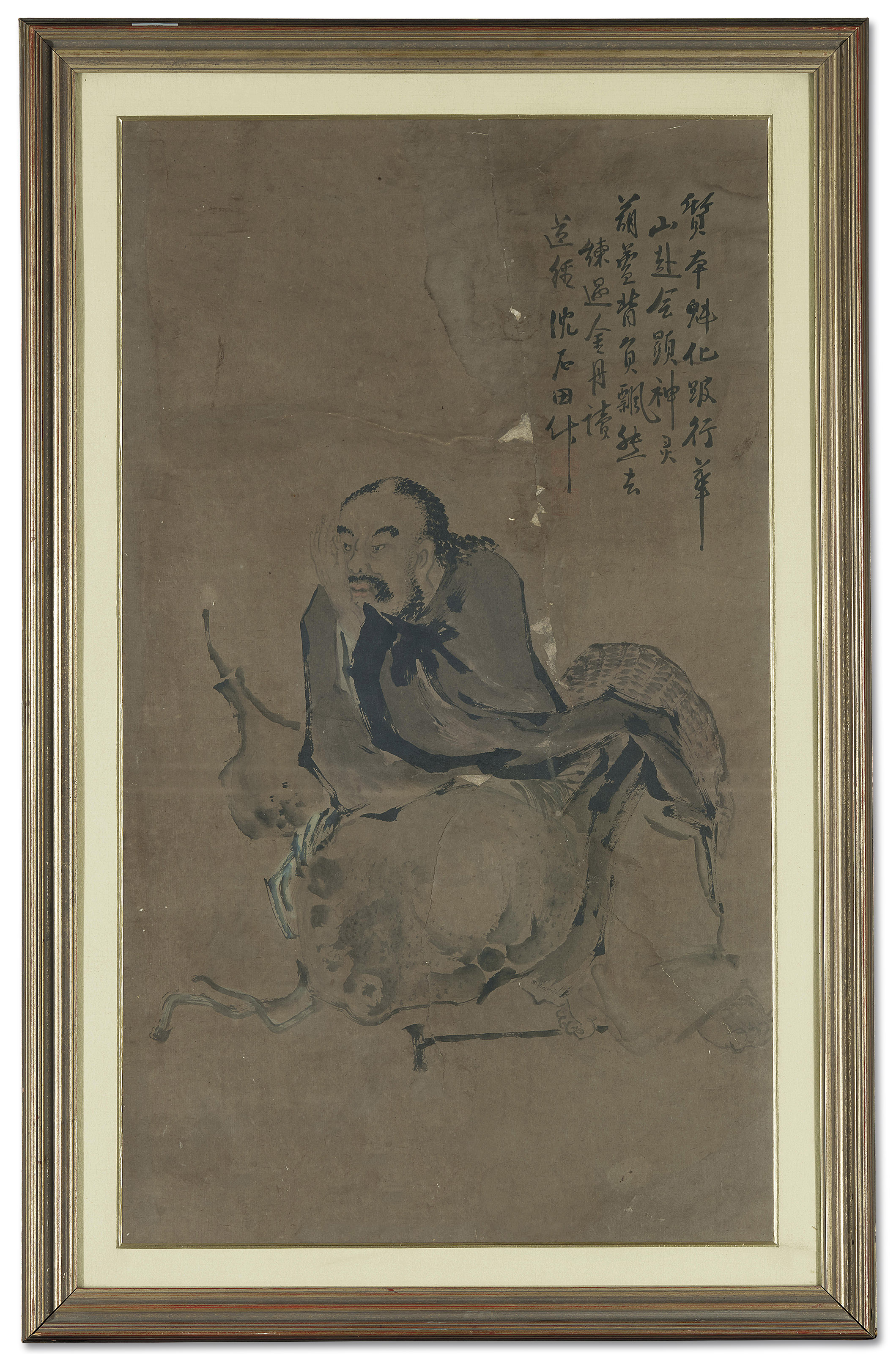 Shen Zhou — Шоуляо с ребенком и Бодхидхармой
