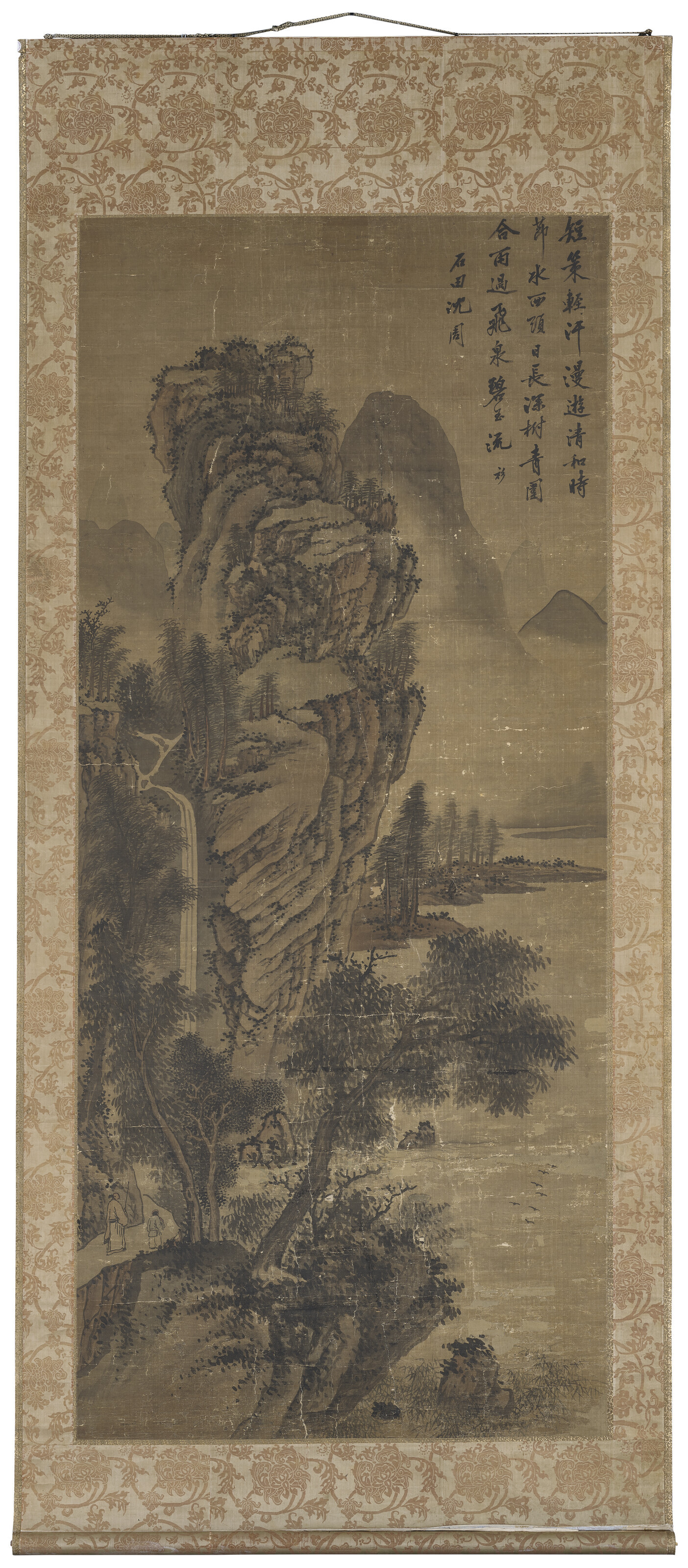 Shen Zhou — Прогуливаясь летом, изображение 2