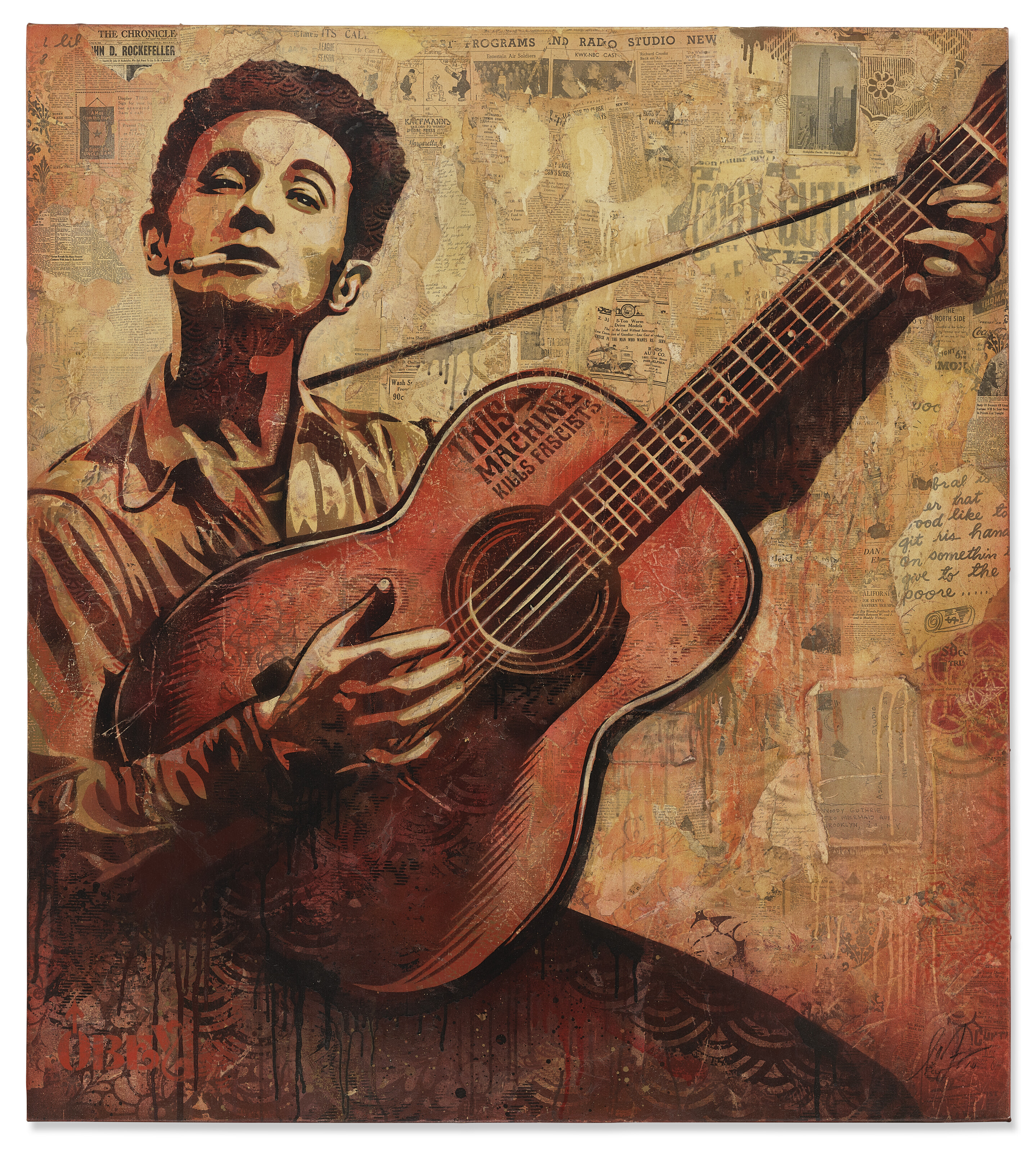 Shepard Fairey — Вуди Гатри (2)