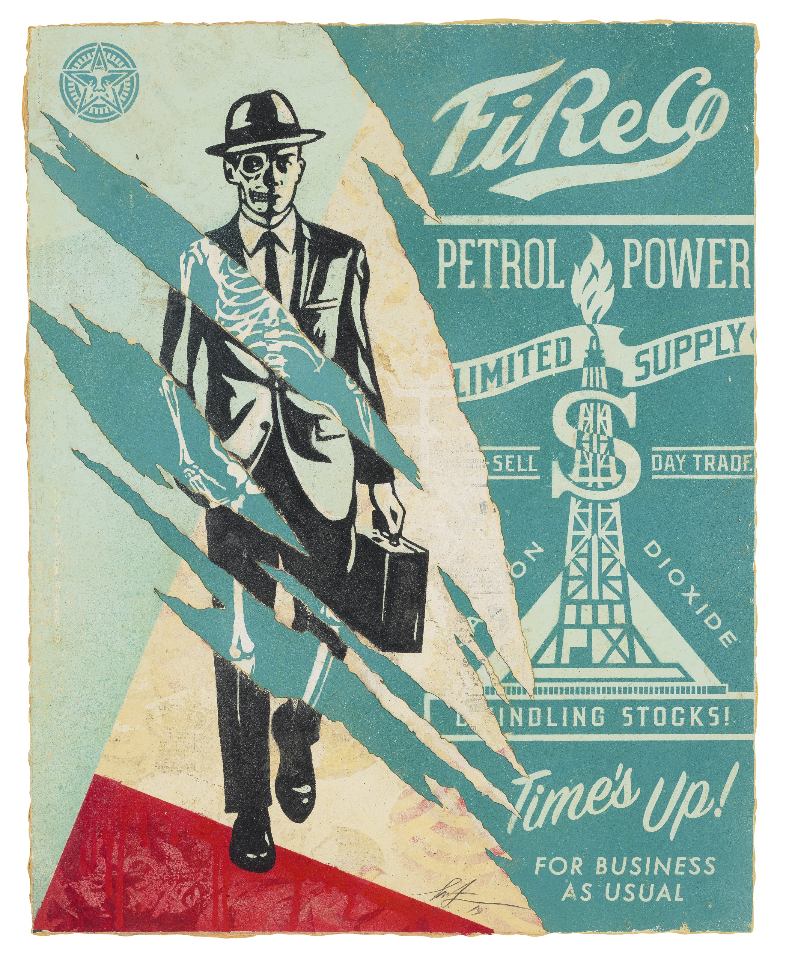 Shepard Fairey — Коррупционное влияние