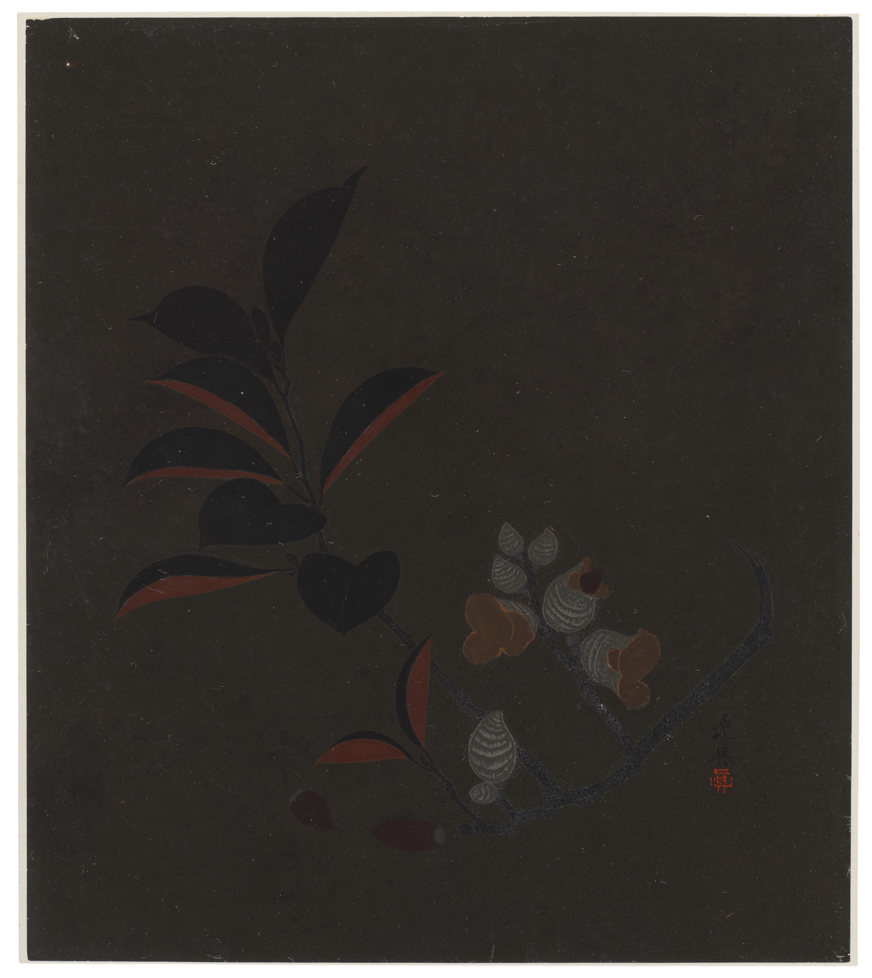 Shibata Zeshin — Пейзажи, растения и животные четырех времен года, изображение 6